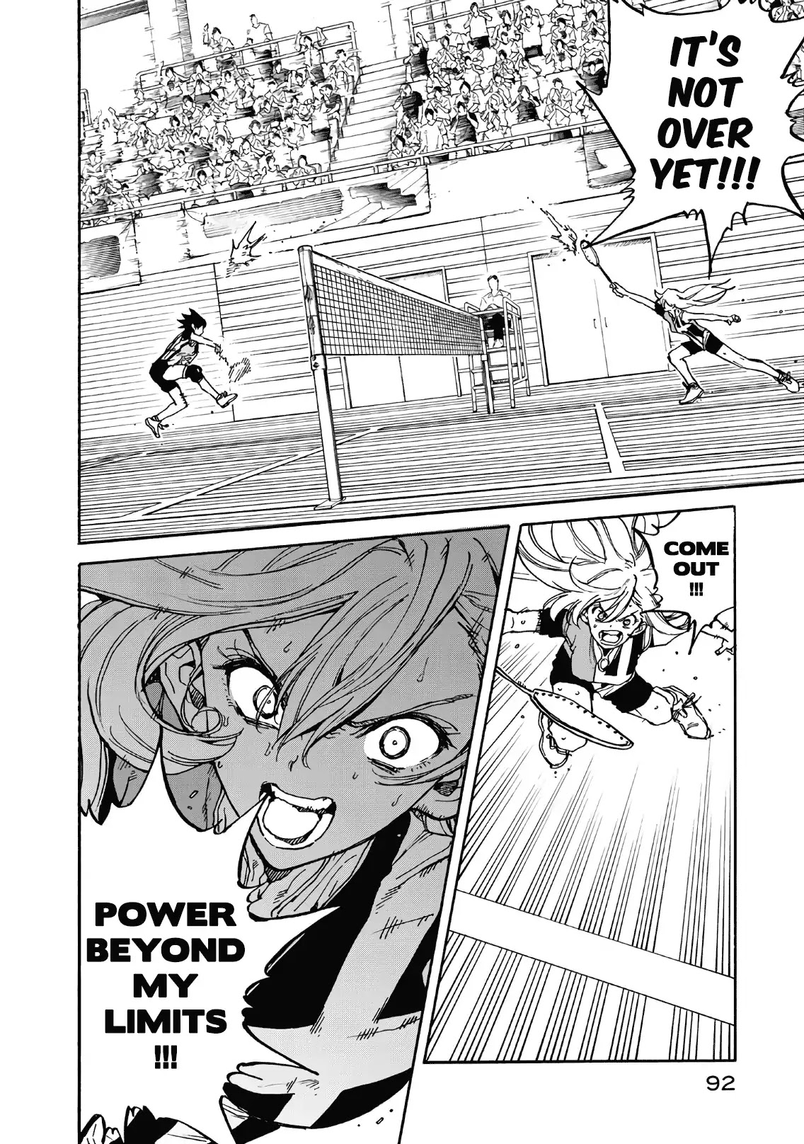 Hanebado! Chapter 62 page 44 - Chapter 62: Power Beyond Limits