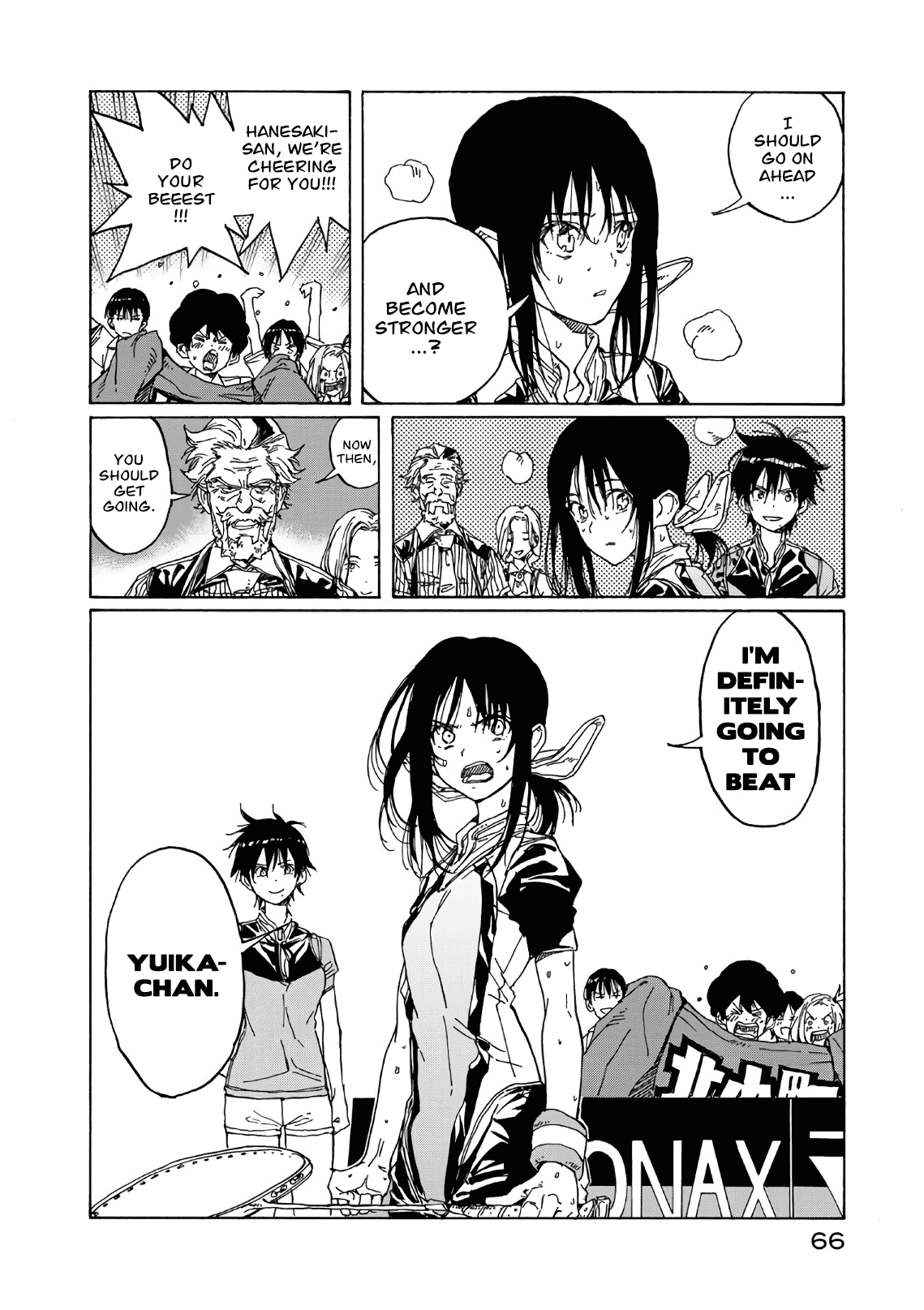 Hanebado! Chapter 66 page 28 - Chapter 66: What She's Carrying