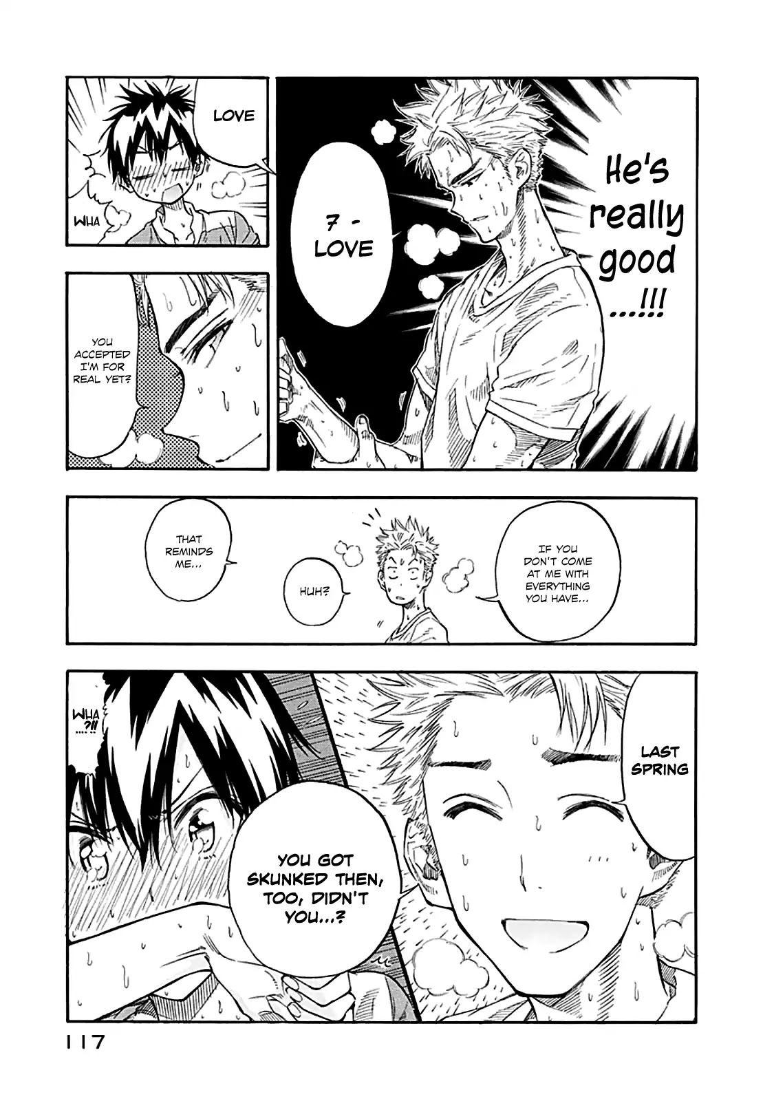 Hanebado! Chapter 7 page 15 - Chapter 7: The Cause of the Slump