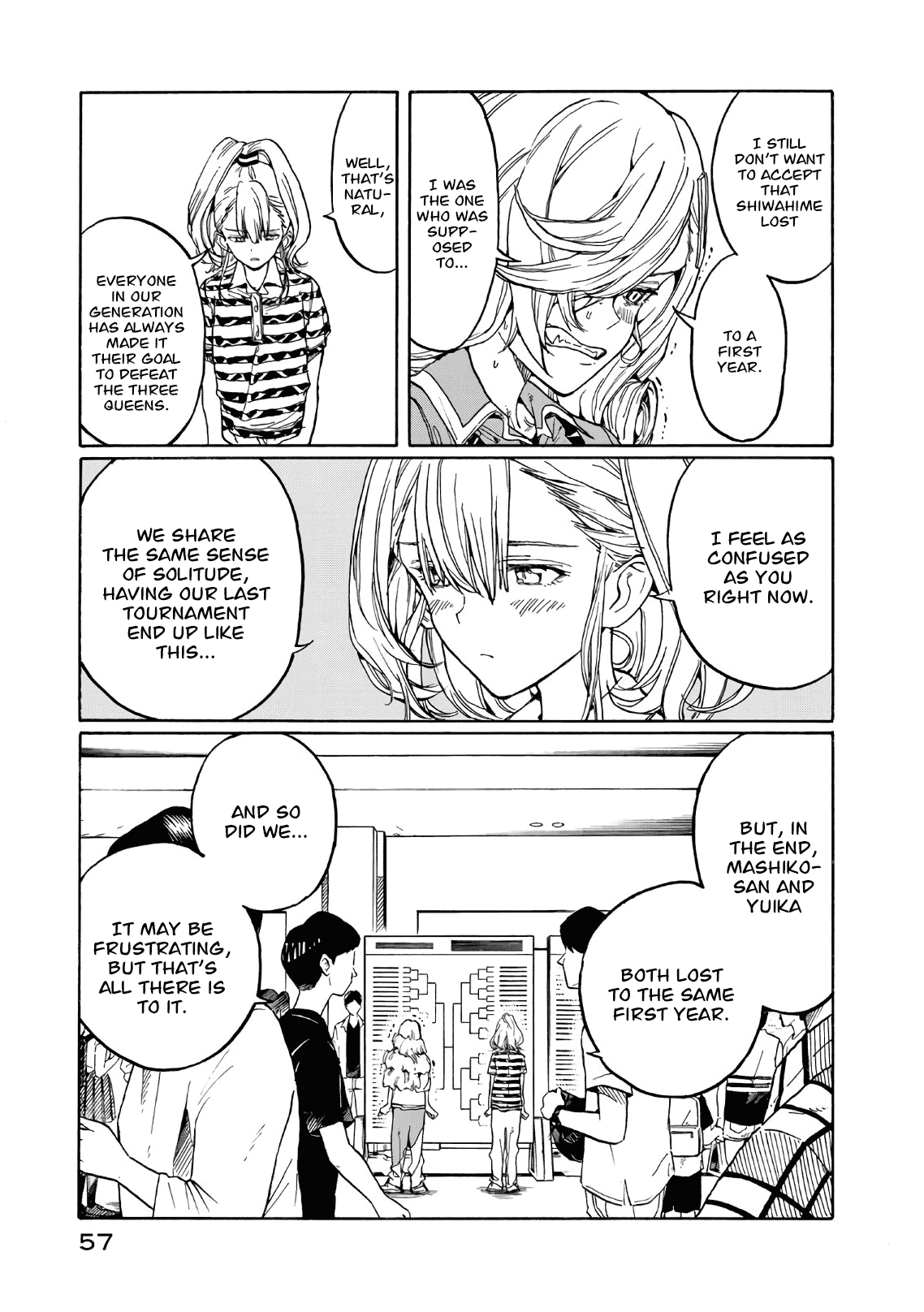 Hanebado! Chapter 71 page 15 - Chapter 71: Hold Your Head High