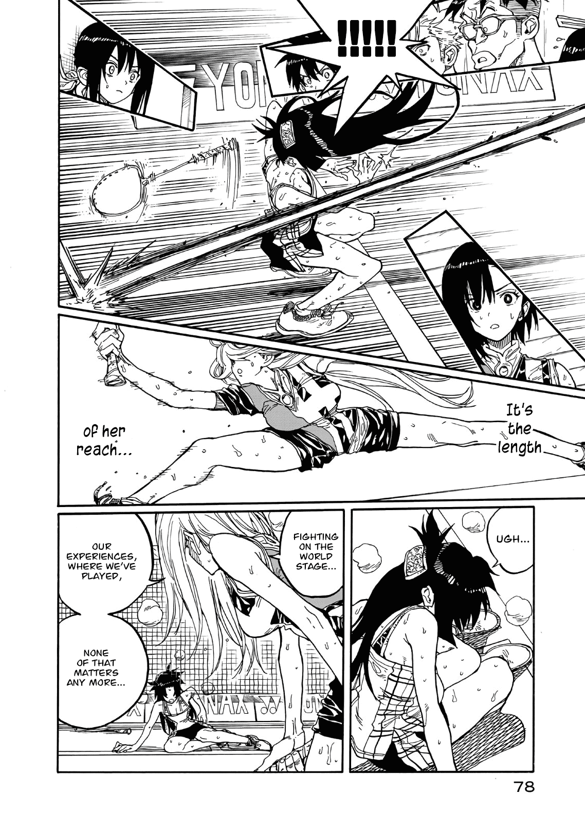 Hanebado! Chapter 71 page 34 - Chapter 71: Hold Your Head High