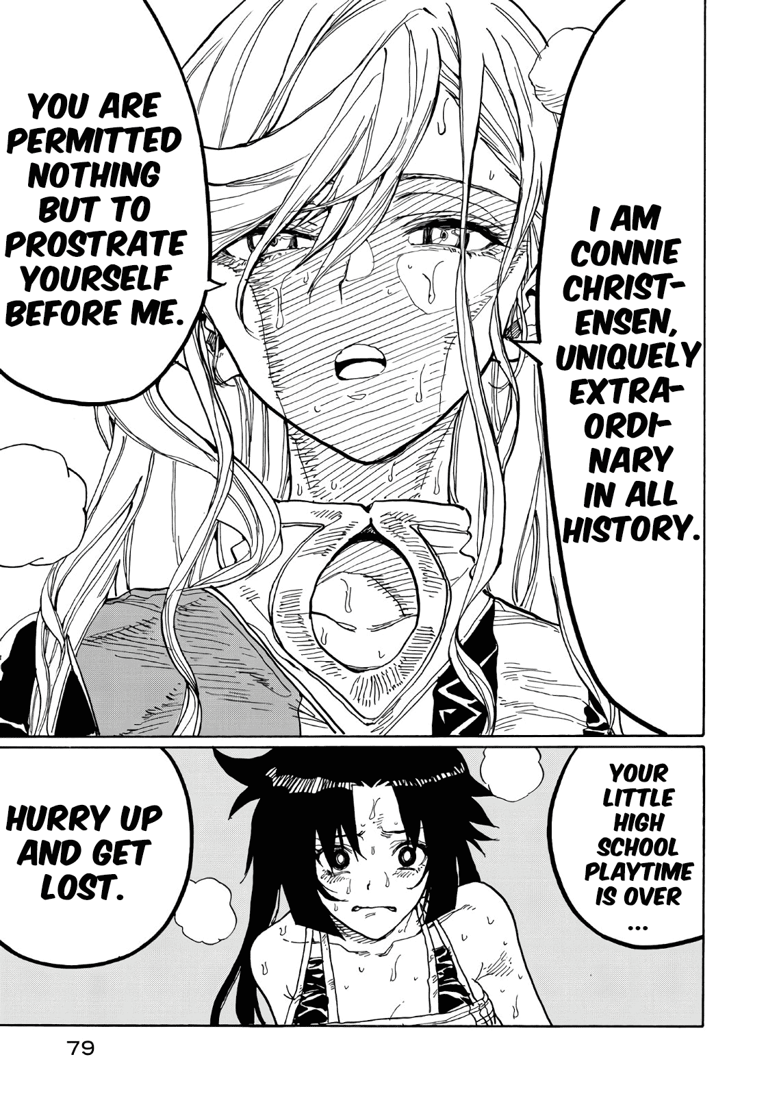 Hanebado! Chapter 71 page 35 - Chapter 71: Hold Your Head High