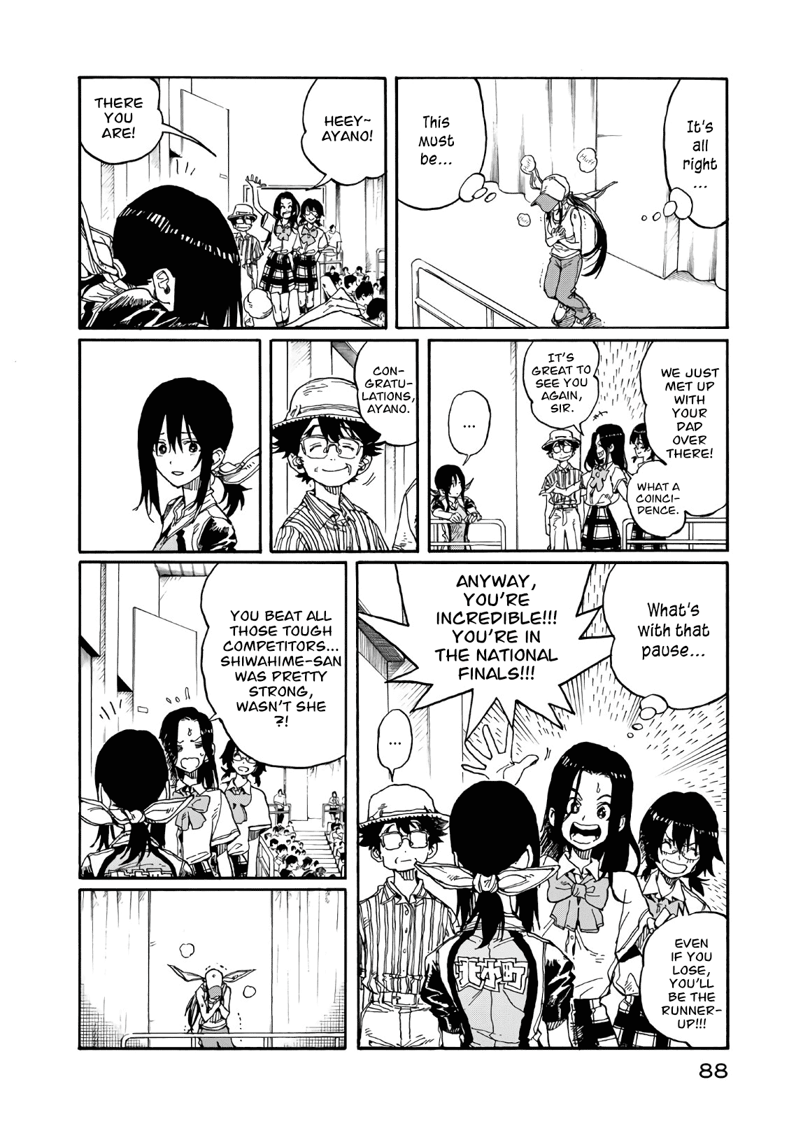 Hanebado! Chapter 72 page 8 - Chapter 72: "Bright!!!"