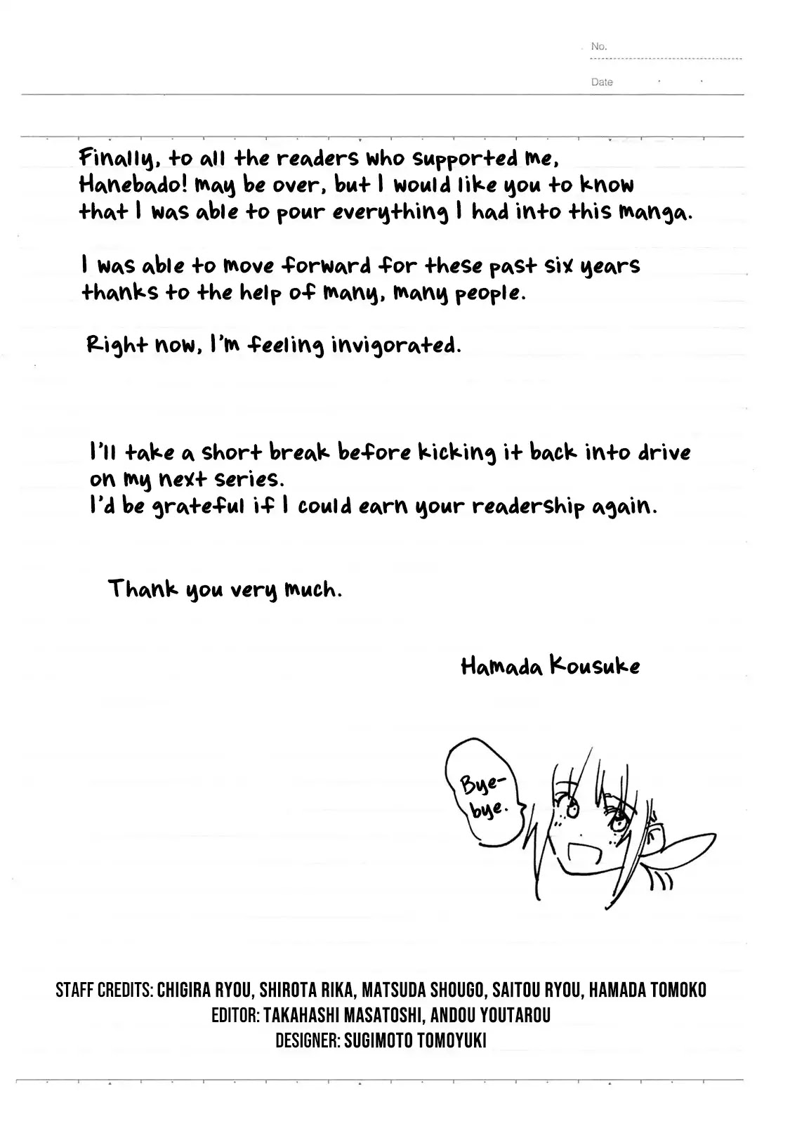 Hanebado! Chapter 79 page 41 - Chapter 79: Let's Go!!!
