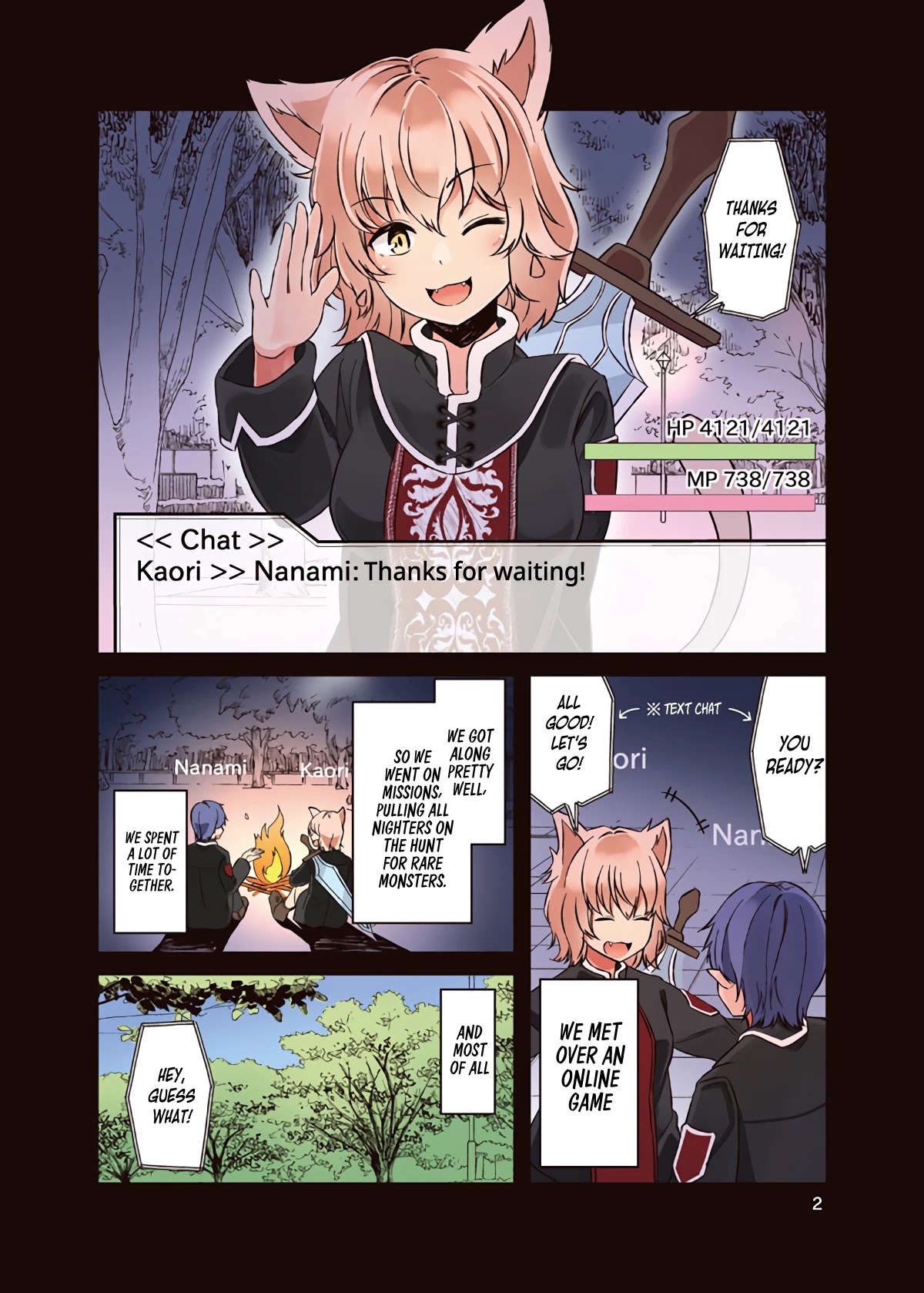 Hanging Out With a Gamer Girl Chapter 1 page 2 - Chapter 1: Sometimes Reality Tells Lies, Too