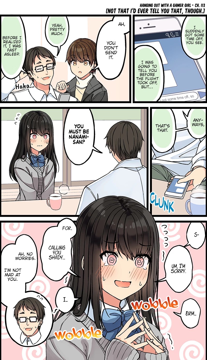 Hanging Out With a Gamer Girl Chapter 113 page 1 - Chapter 113: Not That I'd Ever Tell You That, Though