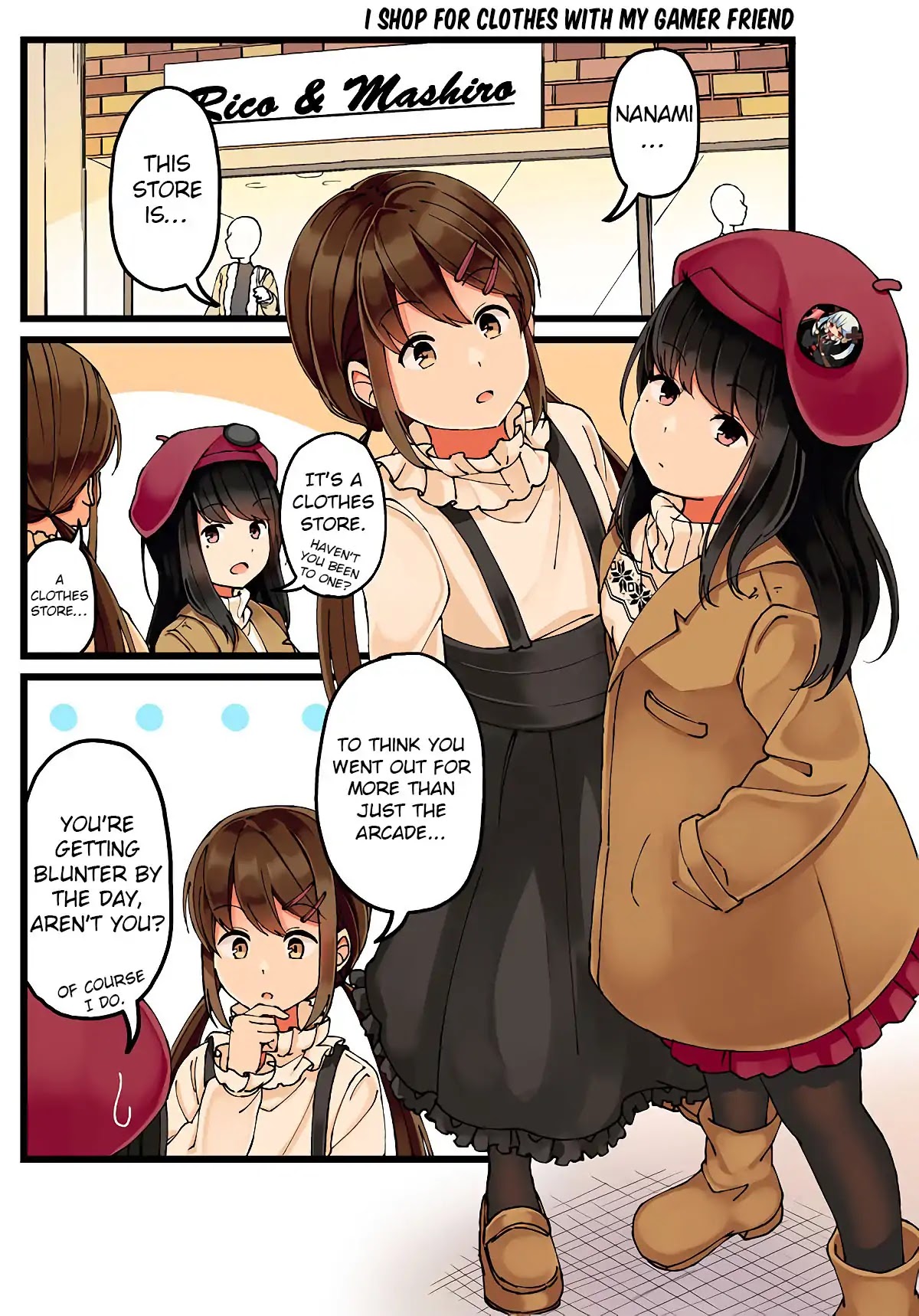 Hanging Out With a Gamer Girl Chapter 12 page 1 - Chapter 12: Shop For Clothes With My Gamer Friend