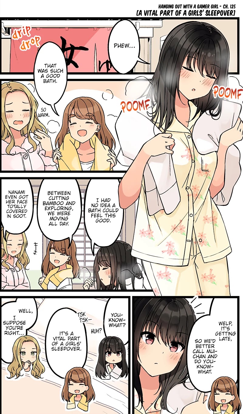 Hanging Out With a Gamer Girl Chapter 125 page 1 - Chapter 125: A Vital Part Of A Girls' Sleepover