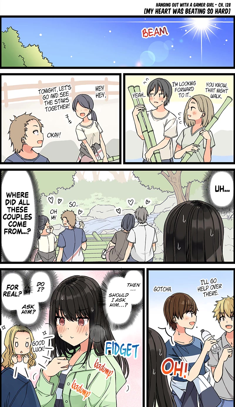 Hanging Out With a Gamer Girl Chapter 128 page 1 - Chapter 128: My Heart Was Beating So Hard