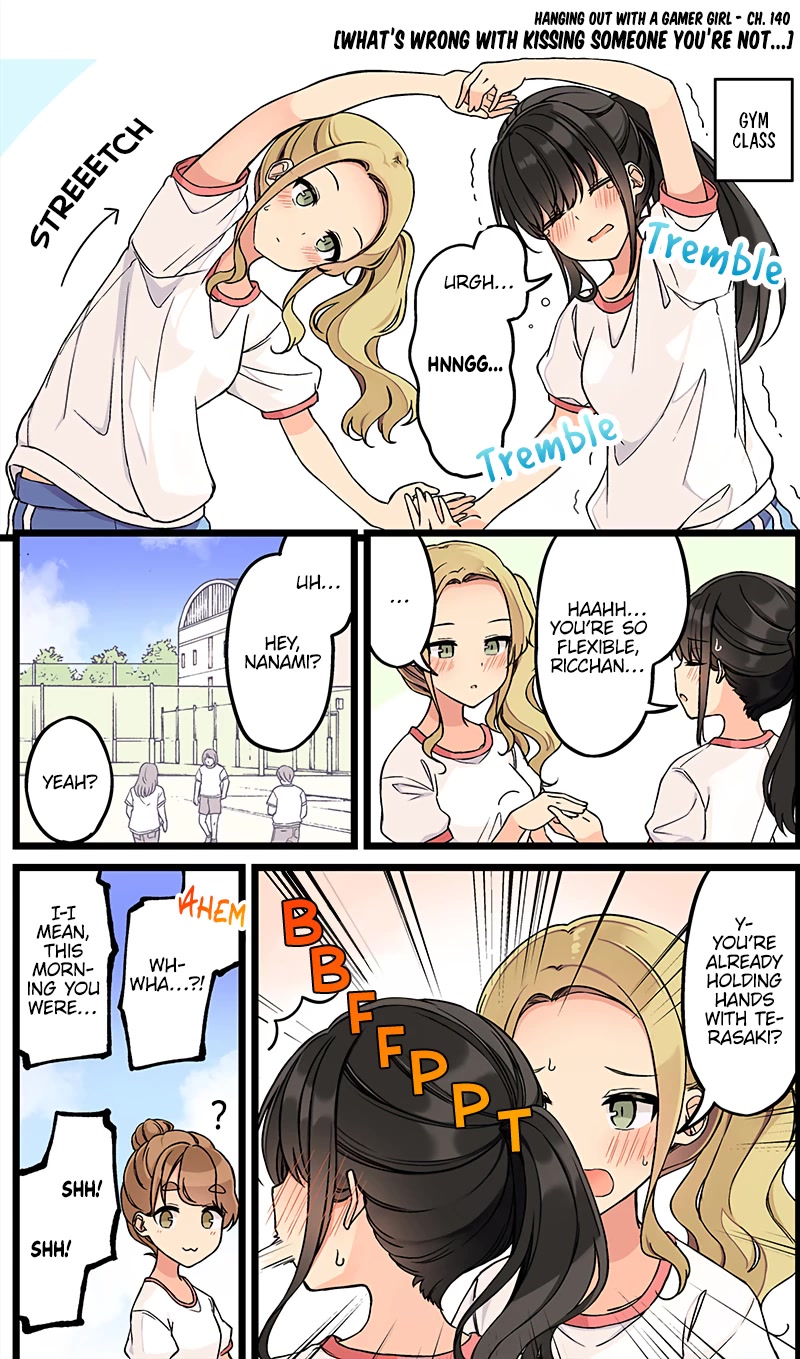 Hanging Out With a Gamer Girl Chapter 140 page 1 - Chapter 140: What's Wrong With Kissing Someone You're Not...