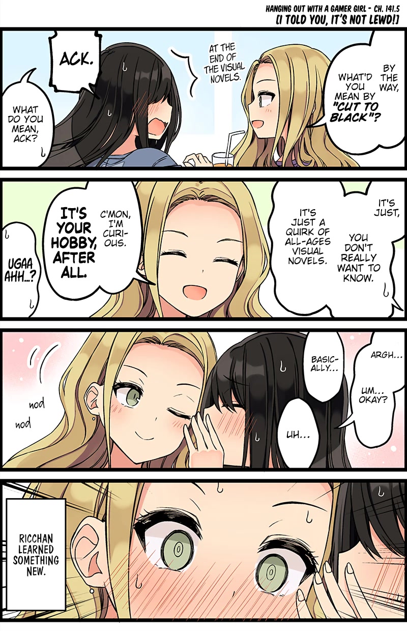 Hanging Out With a Gamer Girl Chapter 141.5 page 1 - Chapter 141.5: I Told You, It's Not Lewd! / Mama's Iron Defense