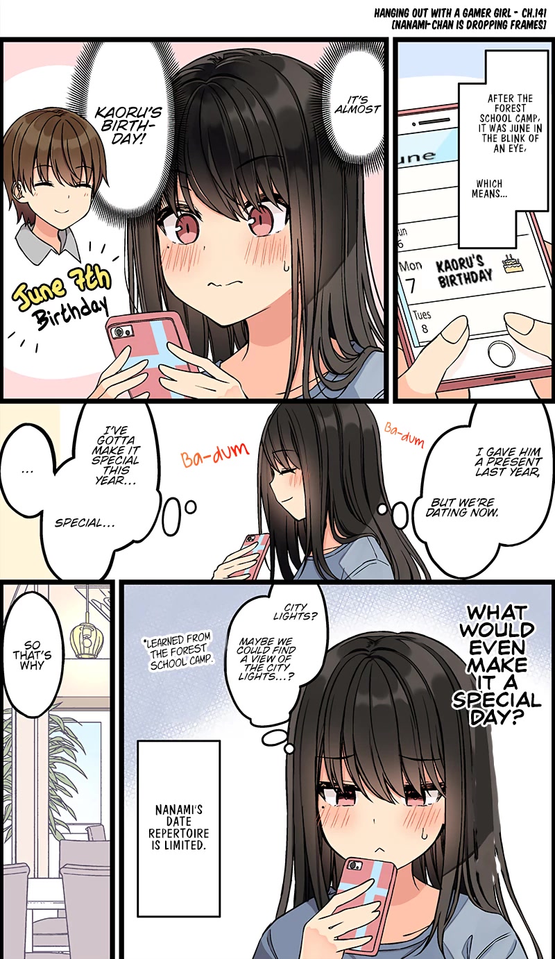 Hanging Out With a Gamer Girl Chapter 141 page 1 - Chapter 141: Nanami-chan is Dropping Frames