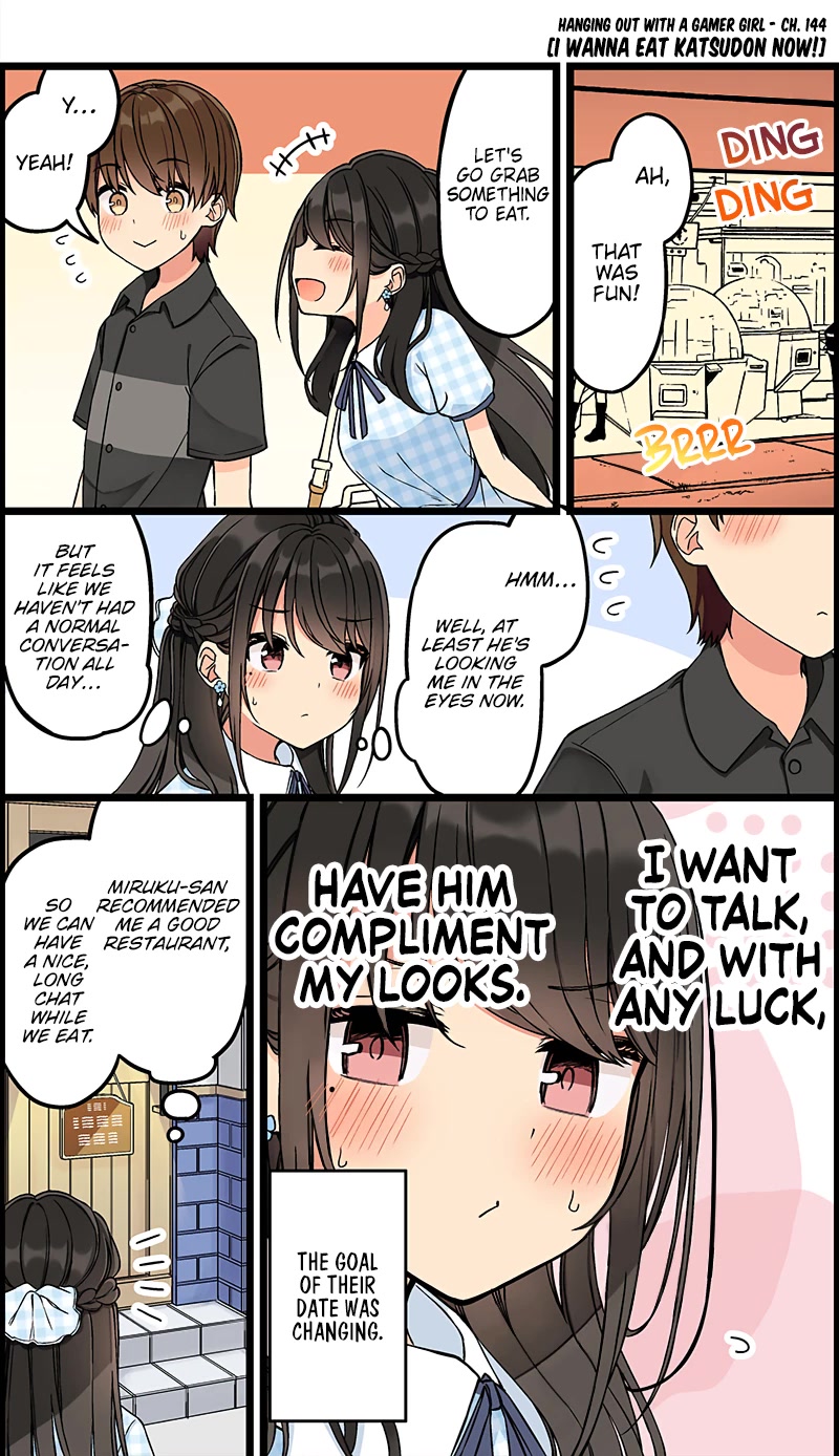 Hanging Out With a Gamer Girl Chapter 144 page 1 - Chapter 144: I Wanna Eat Katsudon Now!