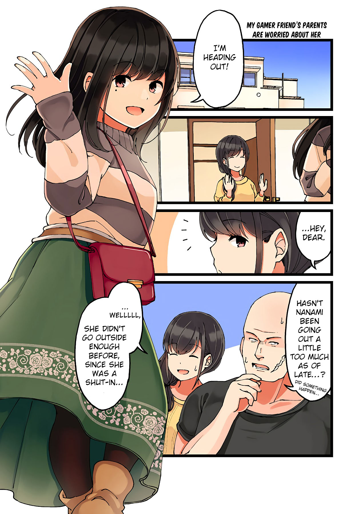 Hanging Out With a Gamer Girl Chapter 15 page 1 - Chapter 15: My Gamer Friend’s parents are worried about her