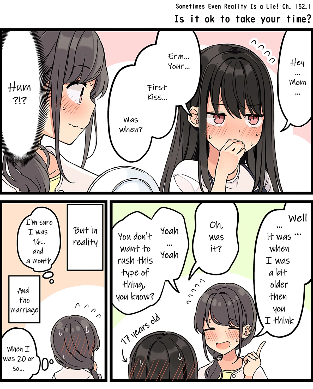 Hanging Out With a Gamer Girl Chapter 152.1 page 1 - Chapter 152.1: Is it ok to take your time?