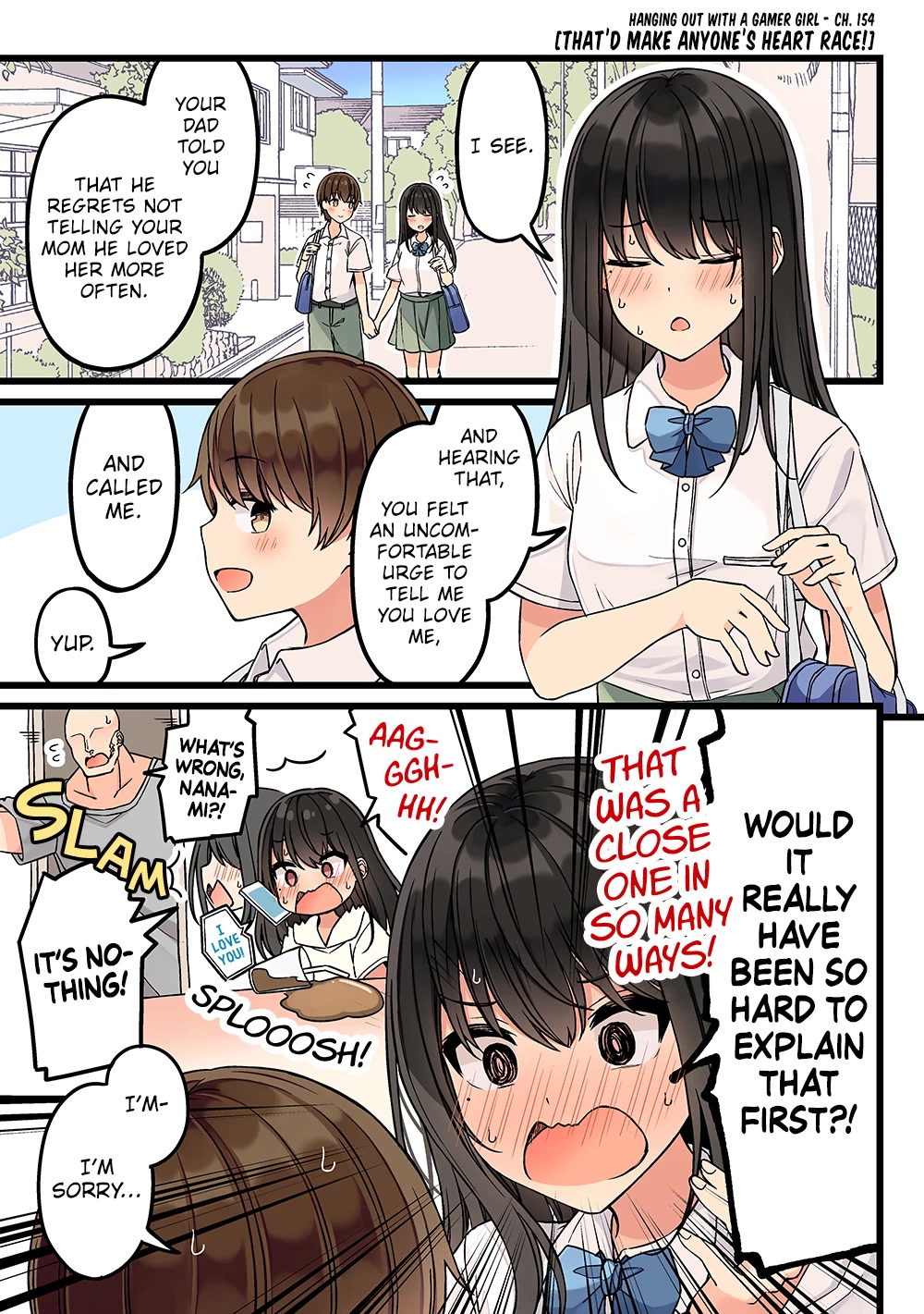 Hanging Out With a Gamer Girl Chapter 154 page 1 - Chapter 154: That'd Make Anyone's Heart Race!
