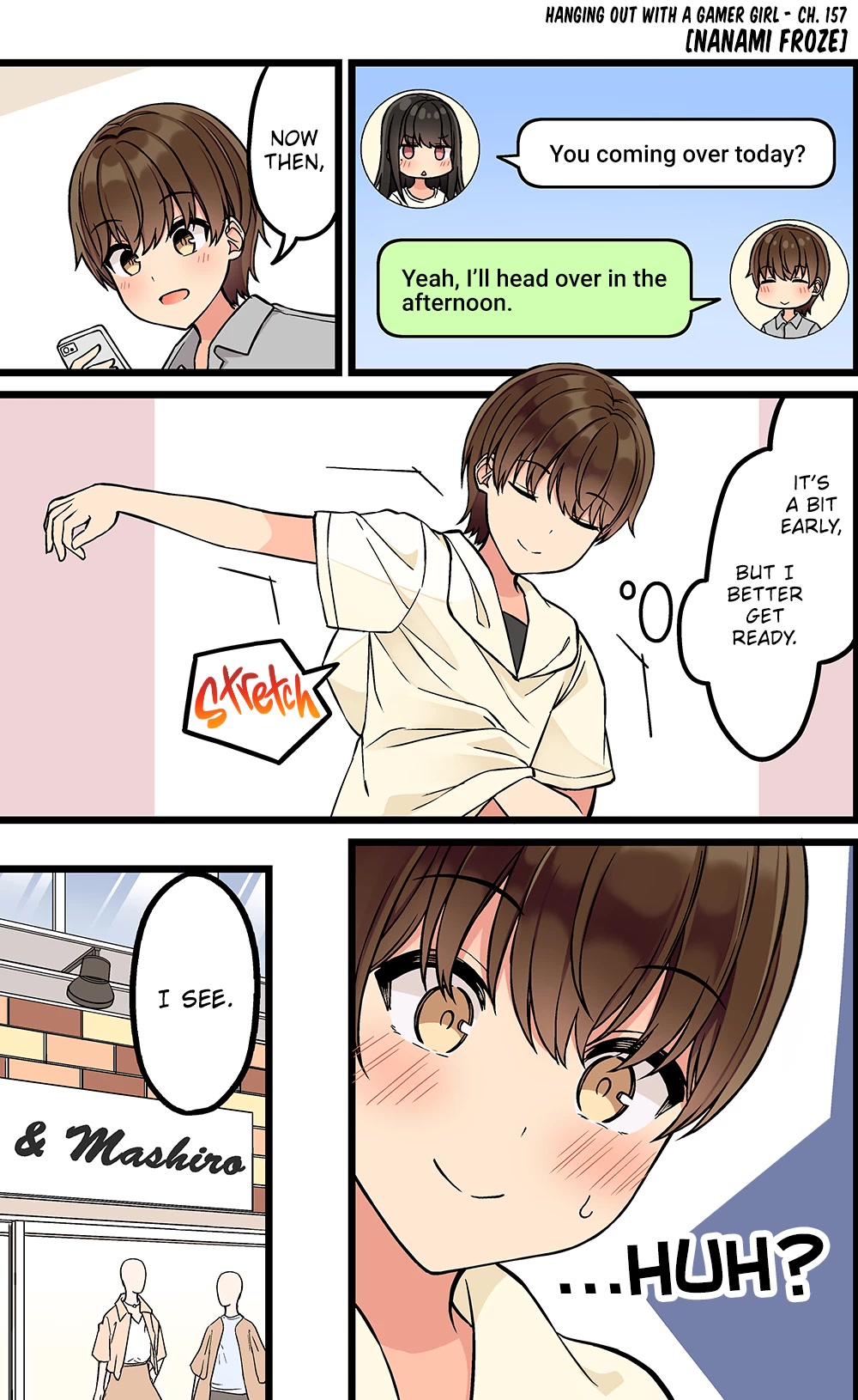 Hanging Out With a Gamer Girl Chapter 157 page 1 - Chapter 157: Nanami Froze
