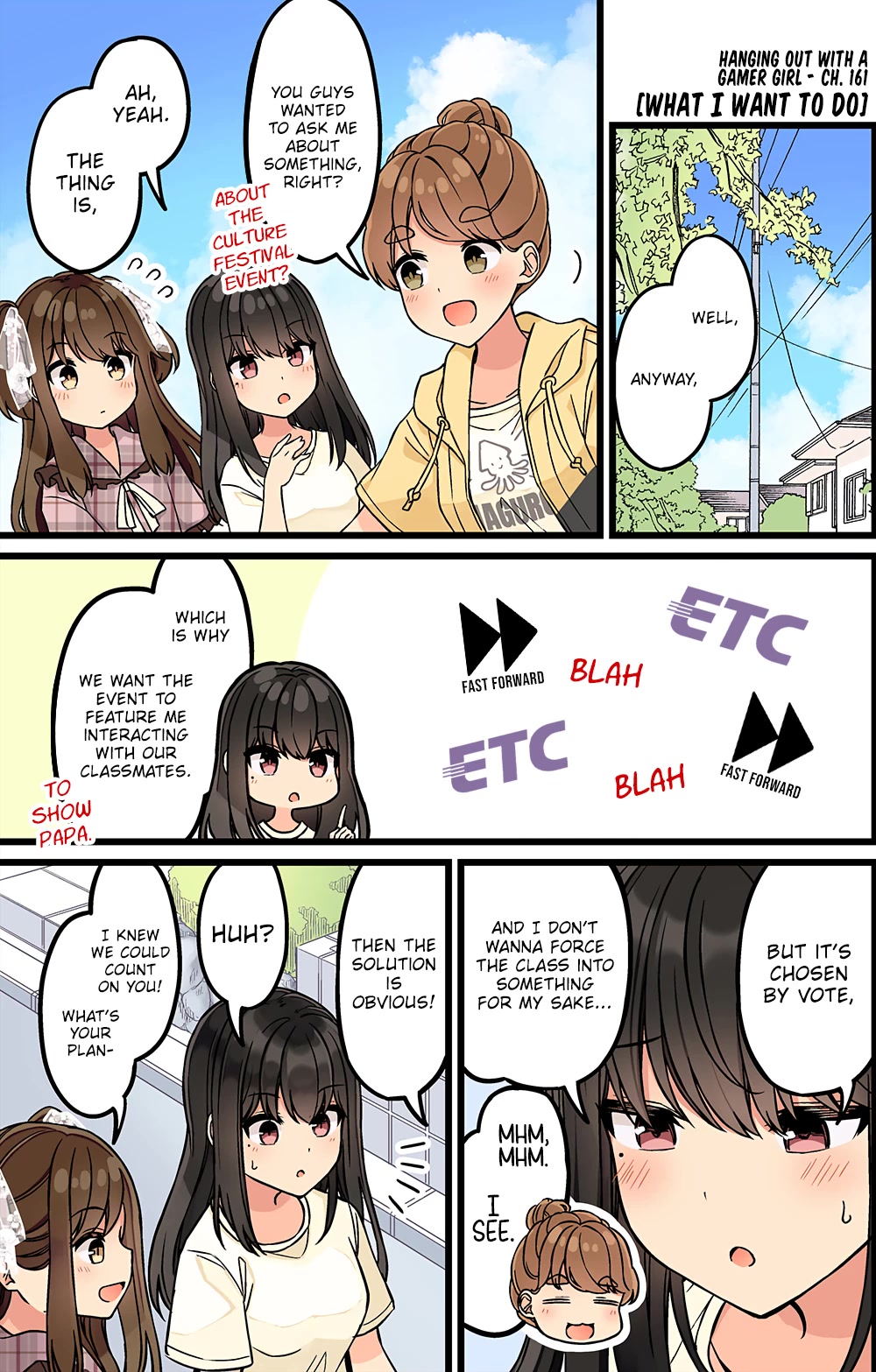 Hanging Out With a Gamer Girl Chapter 161 page 1 - Chapter 161: What I Want To Do