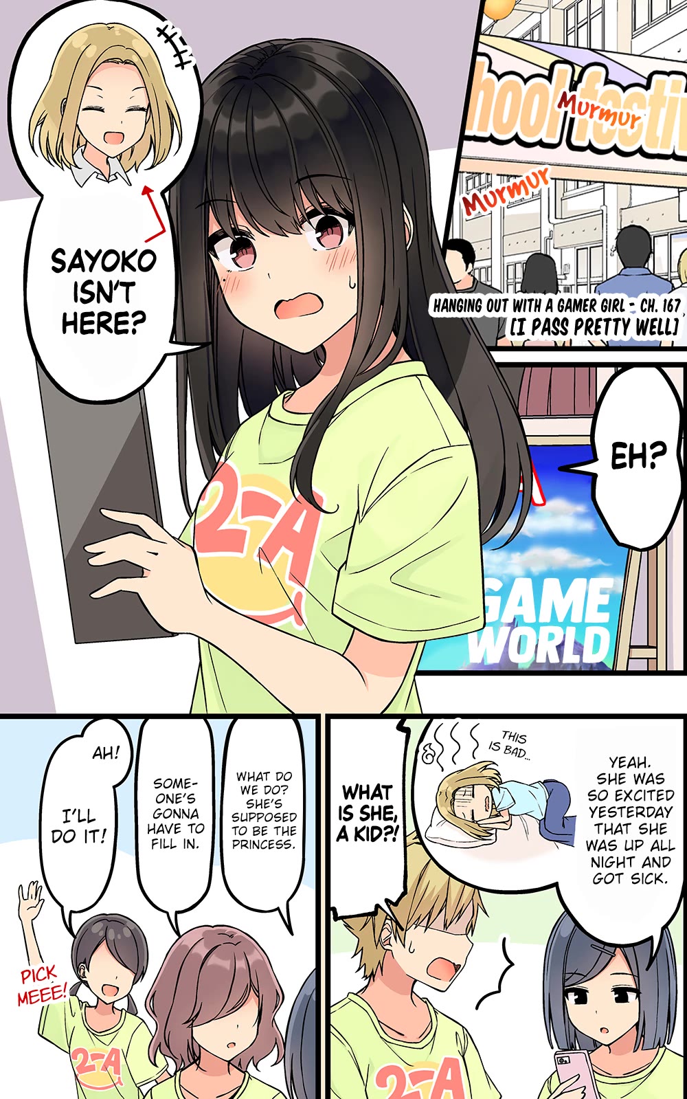 Hanging Out With a Gamer Girl Chapter 167 page 1 - Chapter 167: I Pass Pretty Well