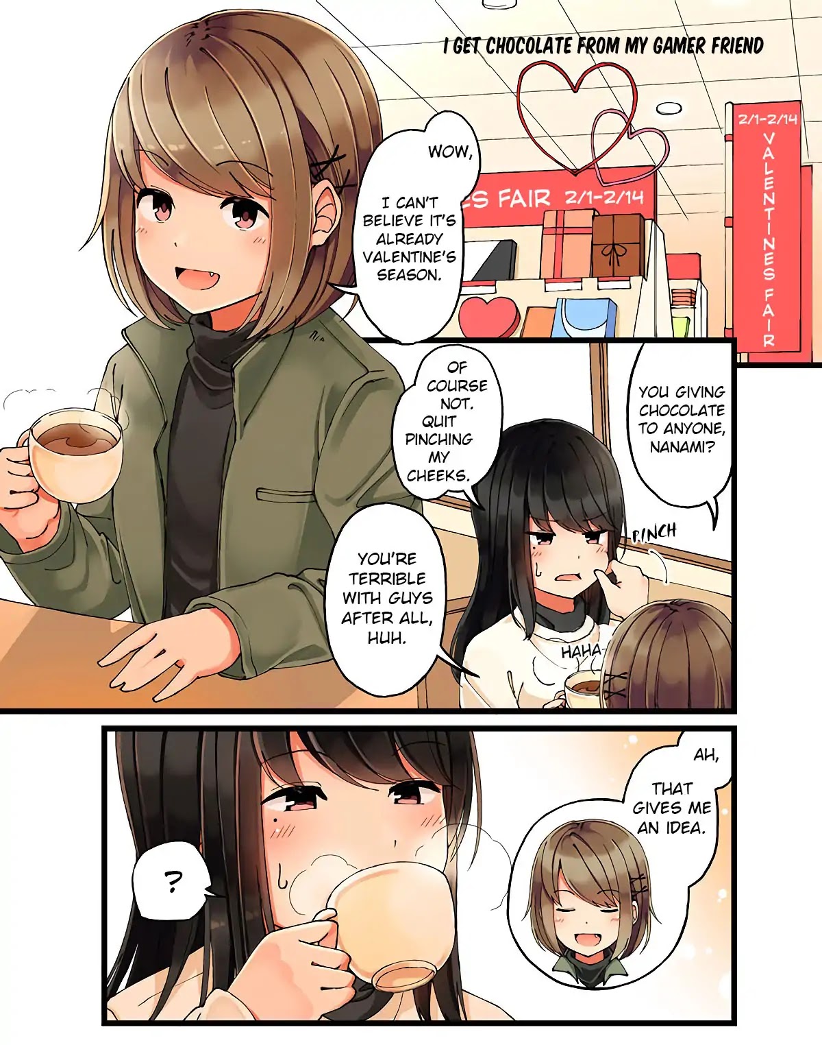 Hanging Out With a Gamer Girl Chapter 17 page 1 - Chapter 17: I Get Chocolate from My Gamer Friend