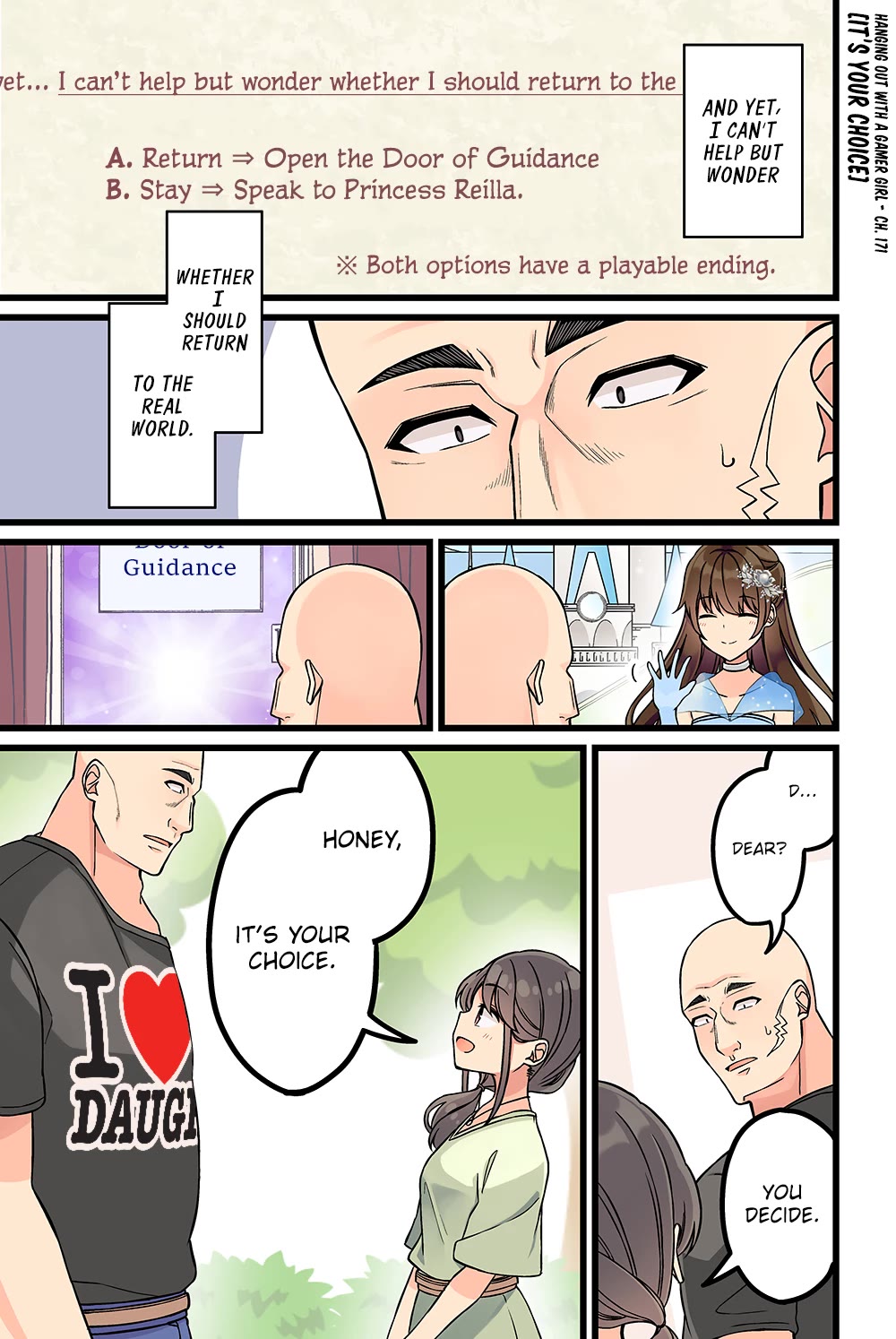 Hanging Out With a Gamer Girl Chapter 171 page 1 - Chapter 171: It's Your Choice