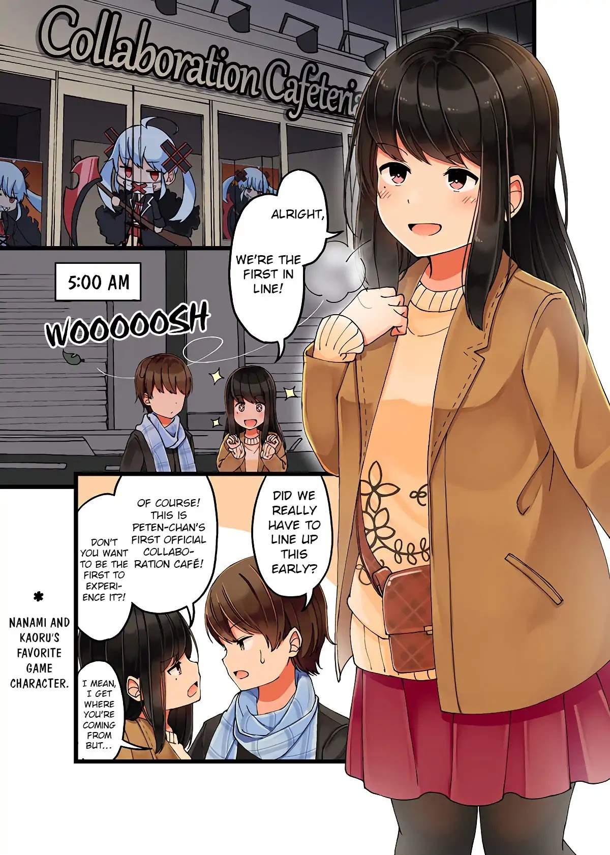 Hanging Out With a Gamer Girl Chapter 18 page 1 - Chapter 18: I Go to a Collaboration Cafe with My Gamer Friend