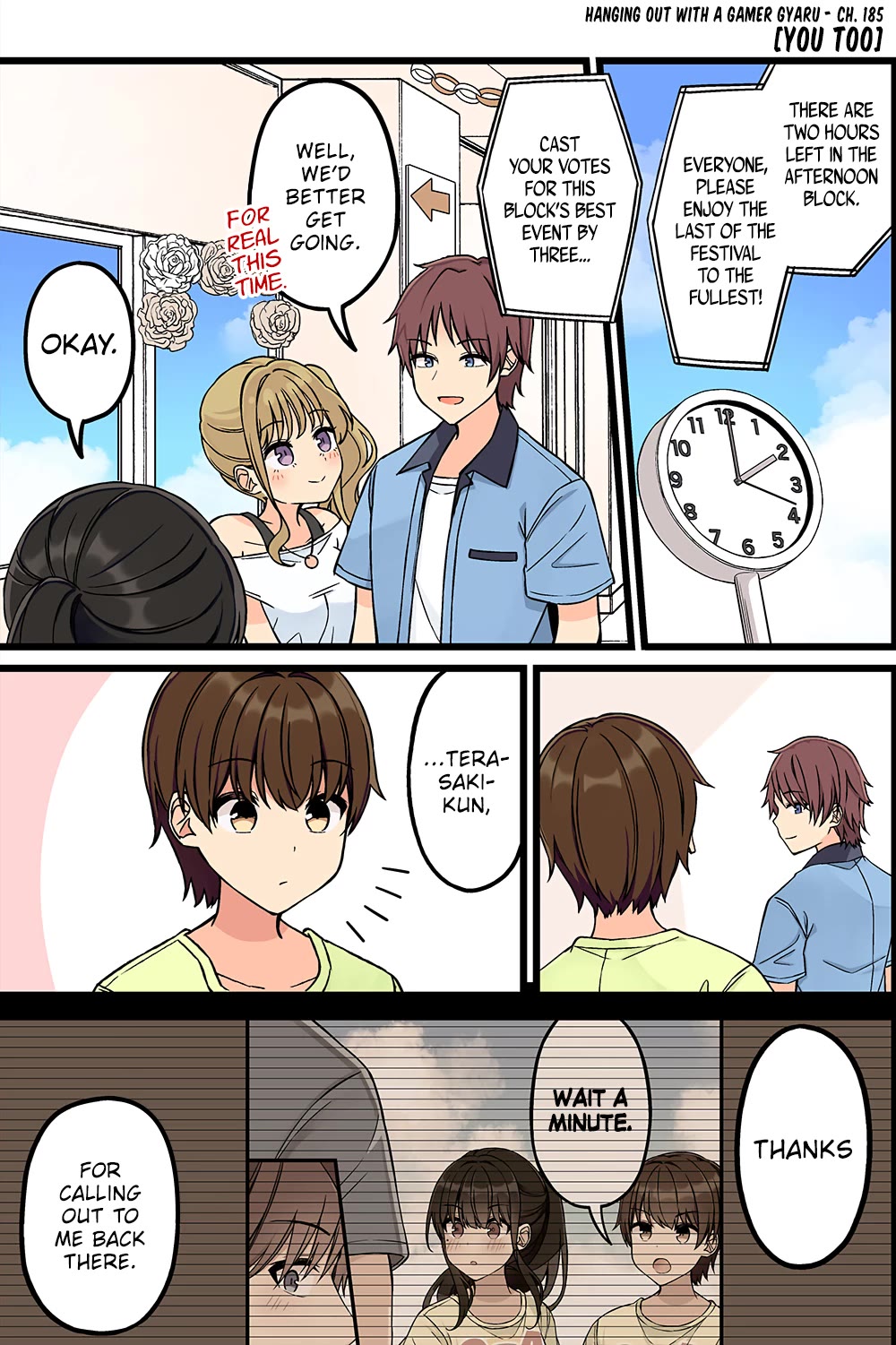 Hanging Out With a Gamer Girl Chapter 185 page 1 - Chapter 185: You Too