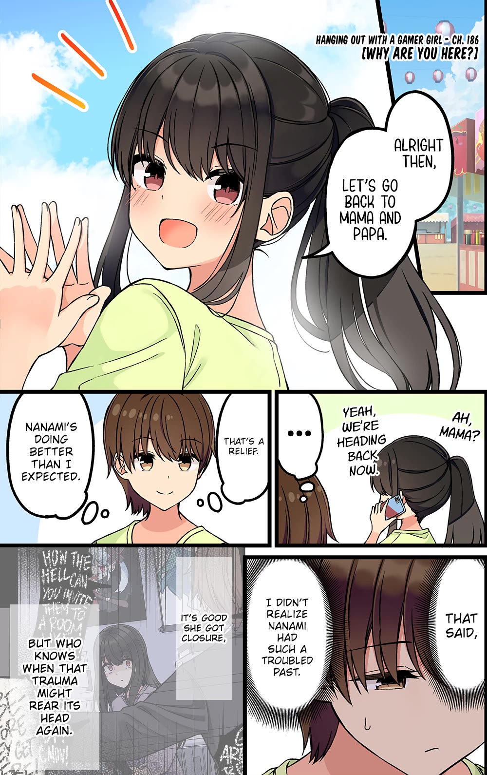 Hanging Out With a Gamer Girl Chapter 186 page 1 - Chapter 186: Why Are You Here?