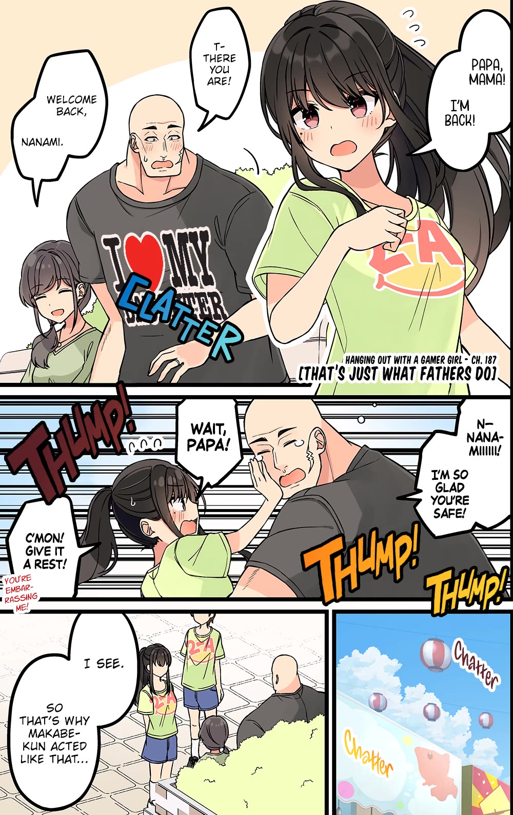 Hanging Out With a Gamer Girl Chapter 187 page 1 - Chapter 187: That's Just What Fathers Do