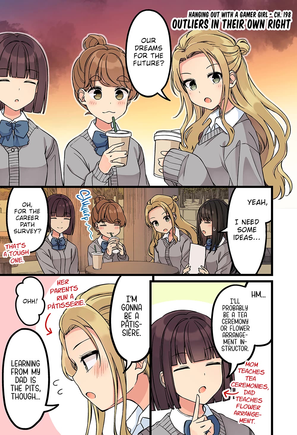 Hanging Out With a Gamer Girl Chapter 198 page 1 - Chapter 198: Outliers In Their Own Right