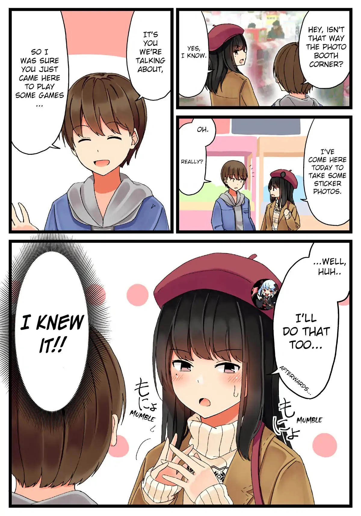 Hanging Out With a Gamer Girl Chapter 2 page 3 - Chapter 2: I Go To The Arcade With My Gamer Friend (1)