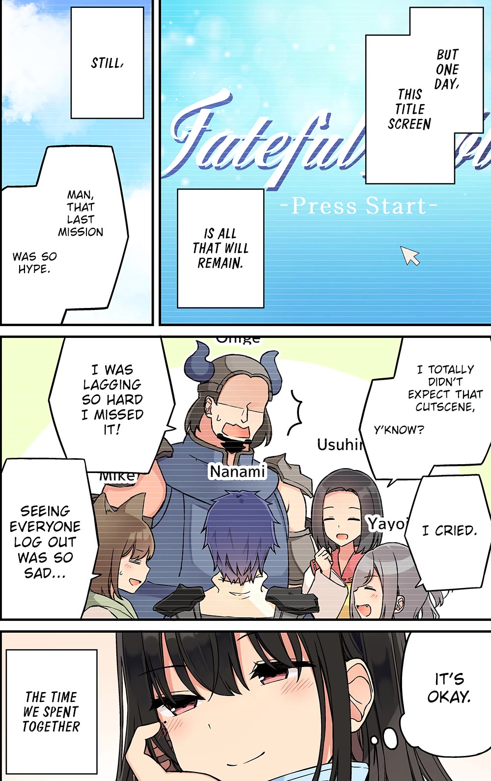 Hanging Out With a Gamer Girl Chapter 222 page 4 - Chapter 222: Even If The World Ends