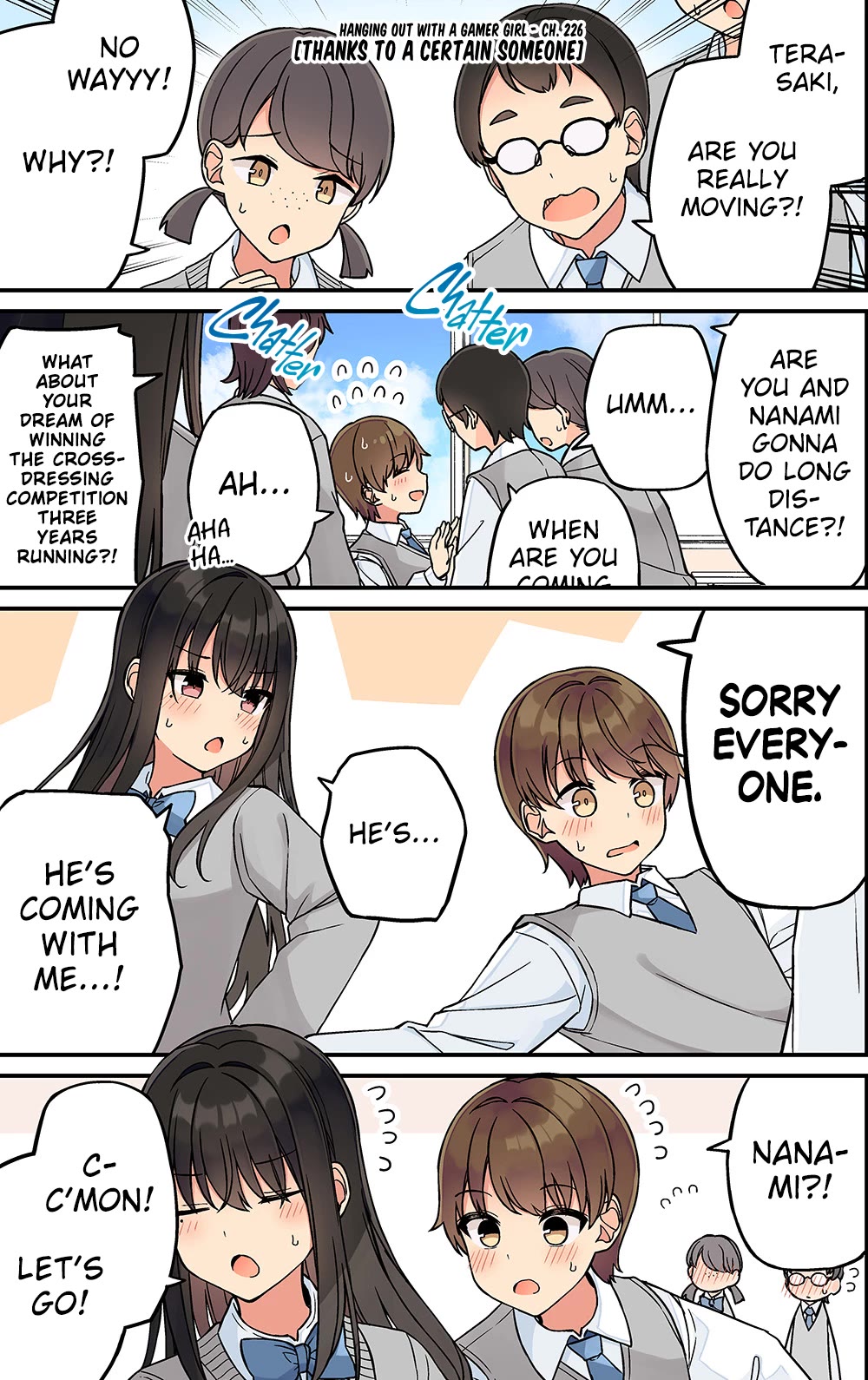 Hanging Out With a Gamer Girl Chapter 226 page 1 - Chapter 226: Thanks To A Certain Someone