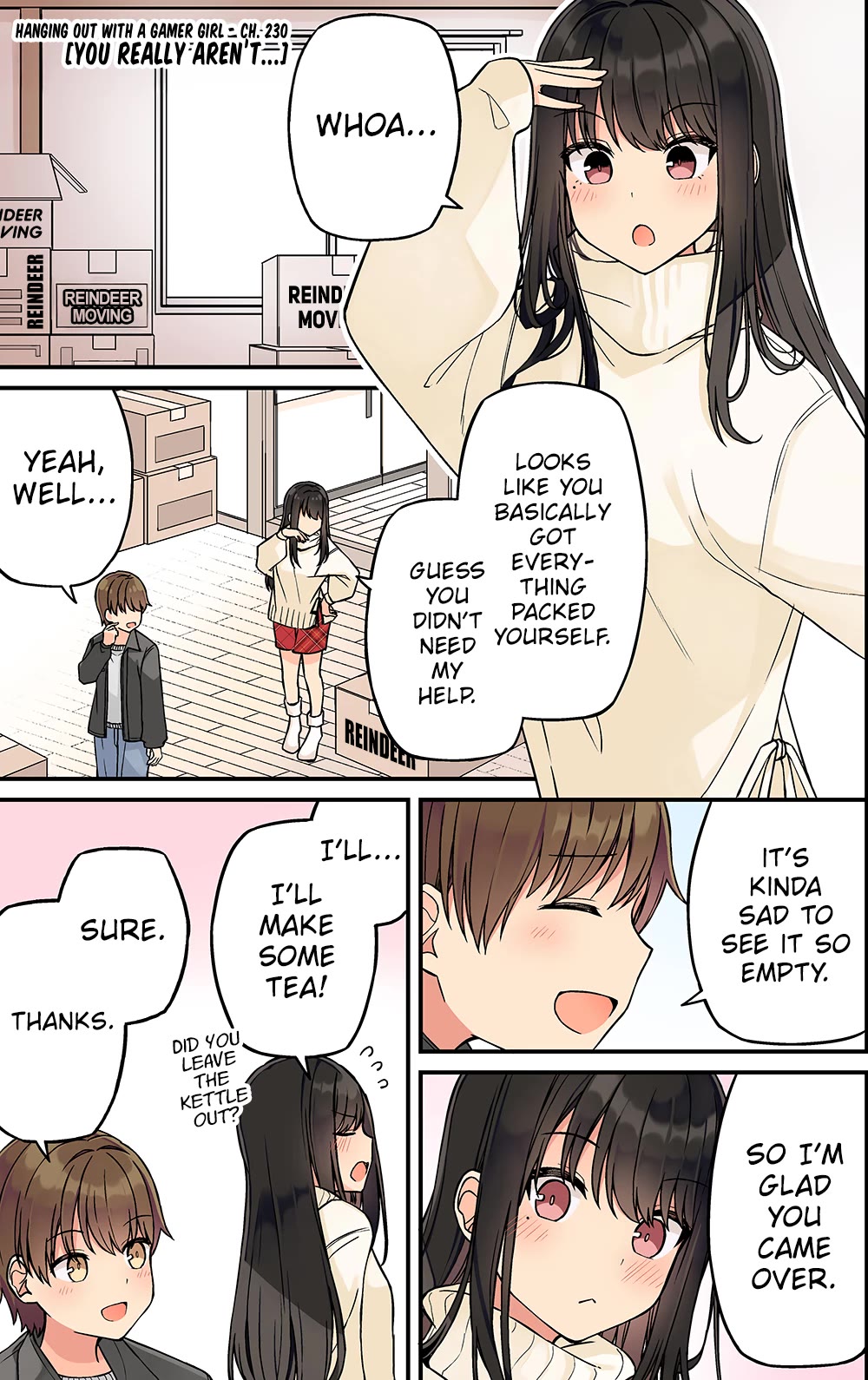 Hanging Out With a Gamer Girl Chapter 230 page 1 - Chapter 230: You Really Aren't...