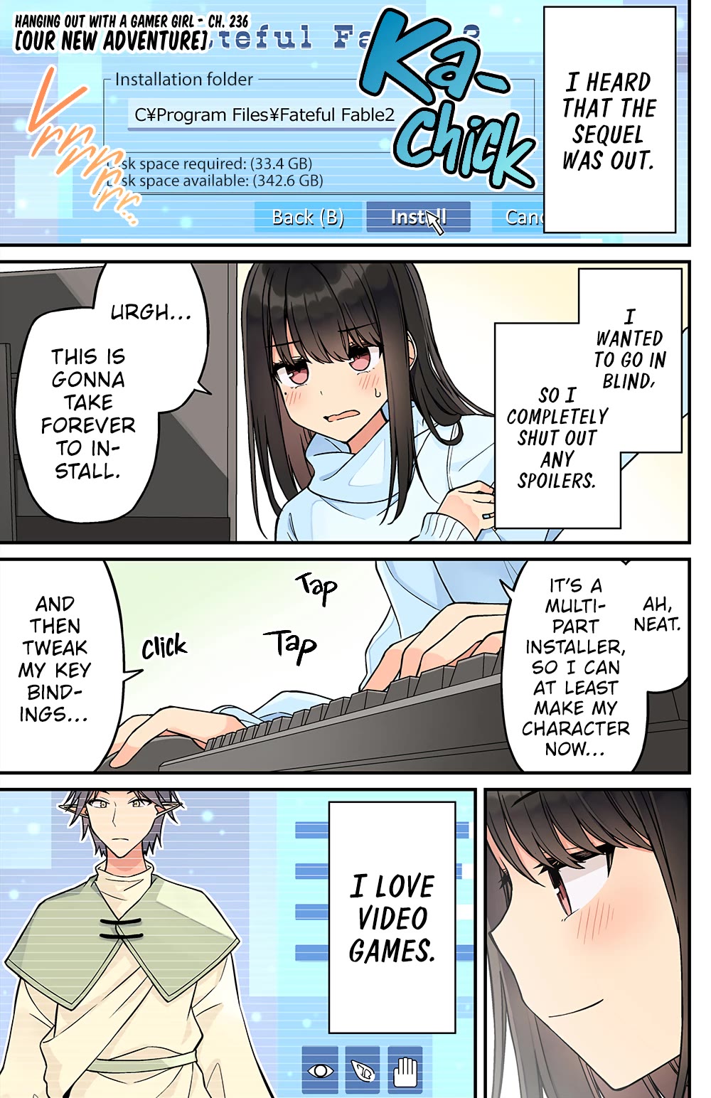 Hanging Out With a Gamer Girl Chapter 236 page 1 - Chapter 236: Our New Adventure