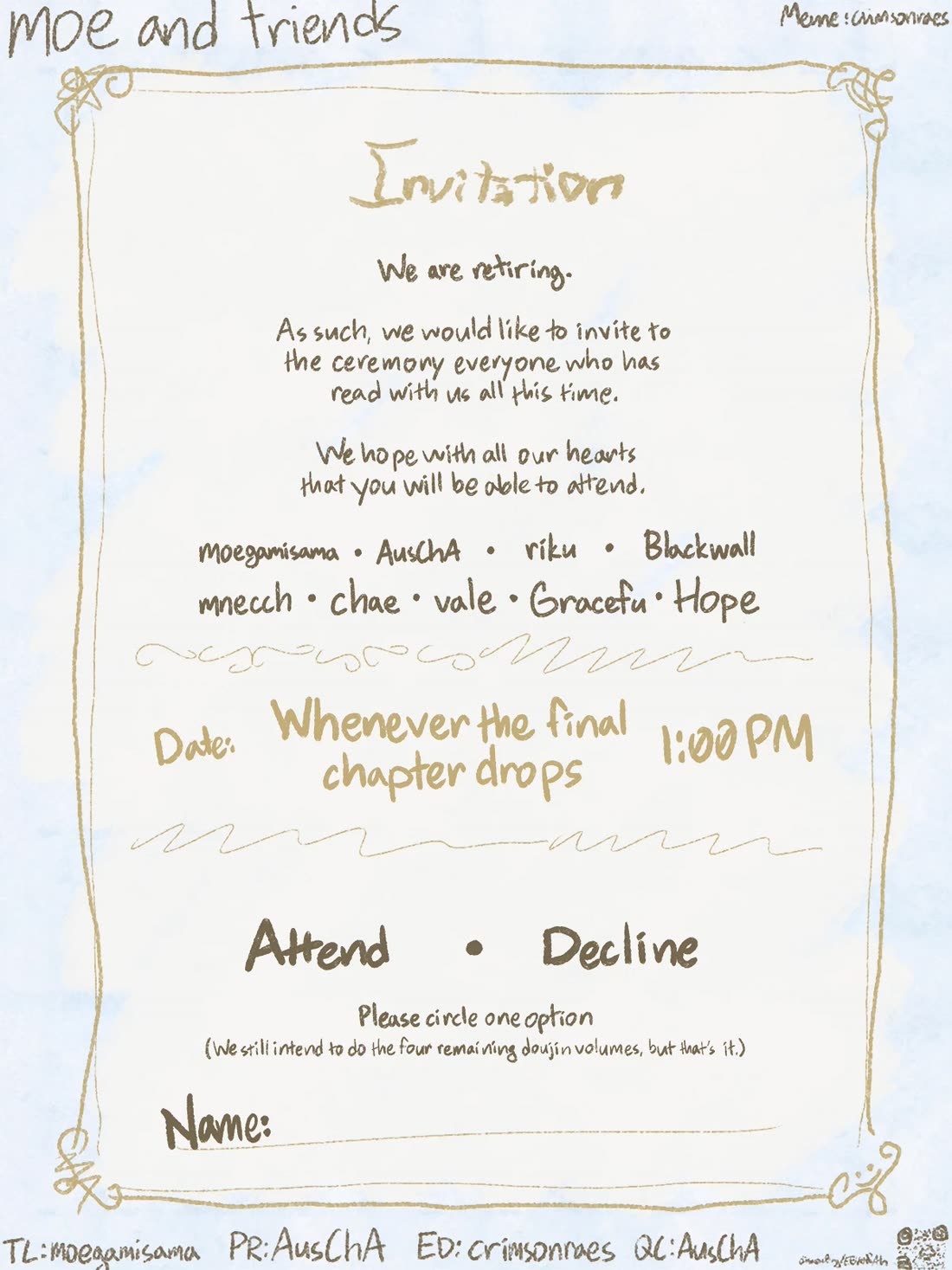 Hanging Out With a Gamer Girl Chapter 238.5 page 2 - Chapter 238.5: Invitation