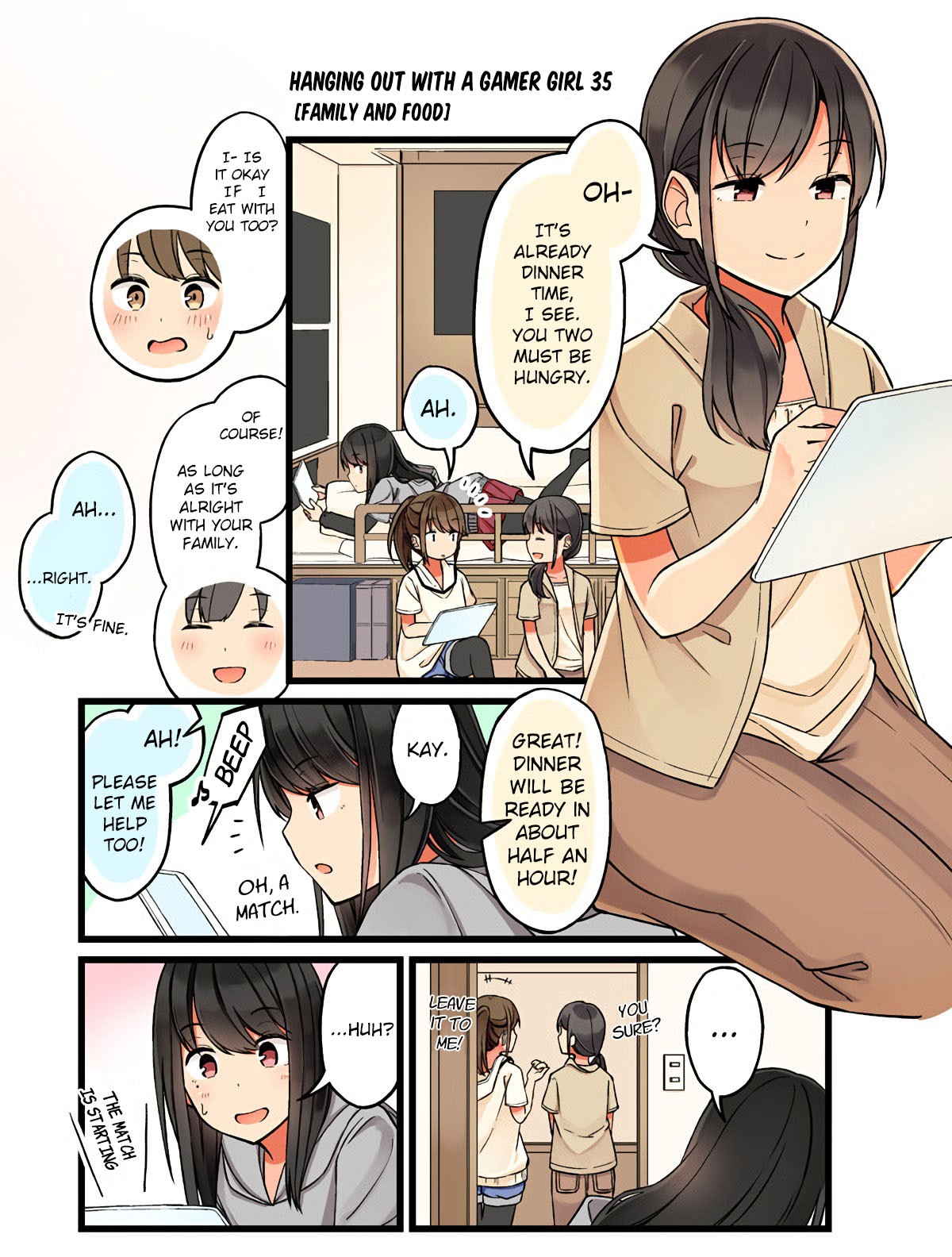 Hanging Out With a Gamer Girl Chapter 35 page 1 - Chapter 35: Family and Food