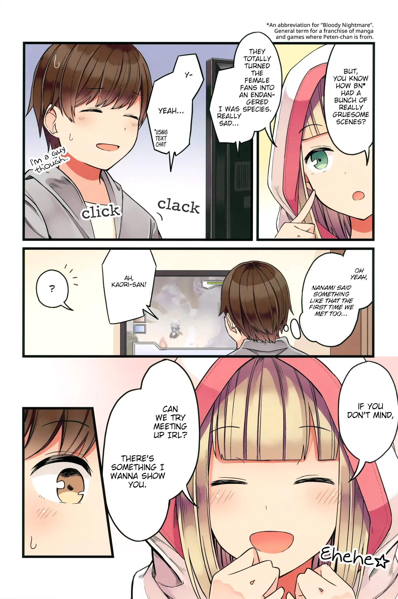 Hanging Out With a Gamer Girl Chapter 46.5 page 4 - Chapter 46.5: Comiket 98 Extra
