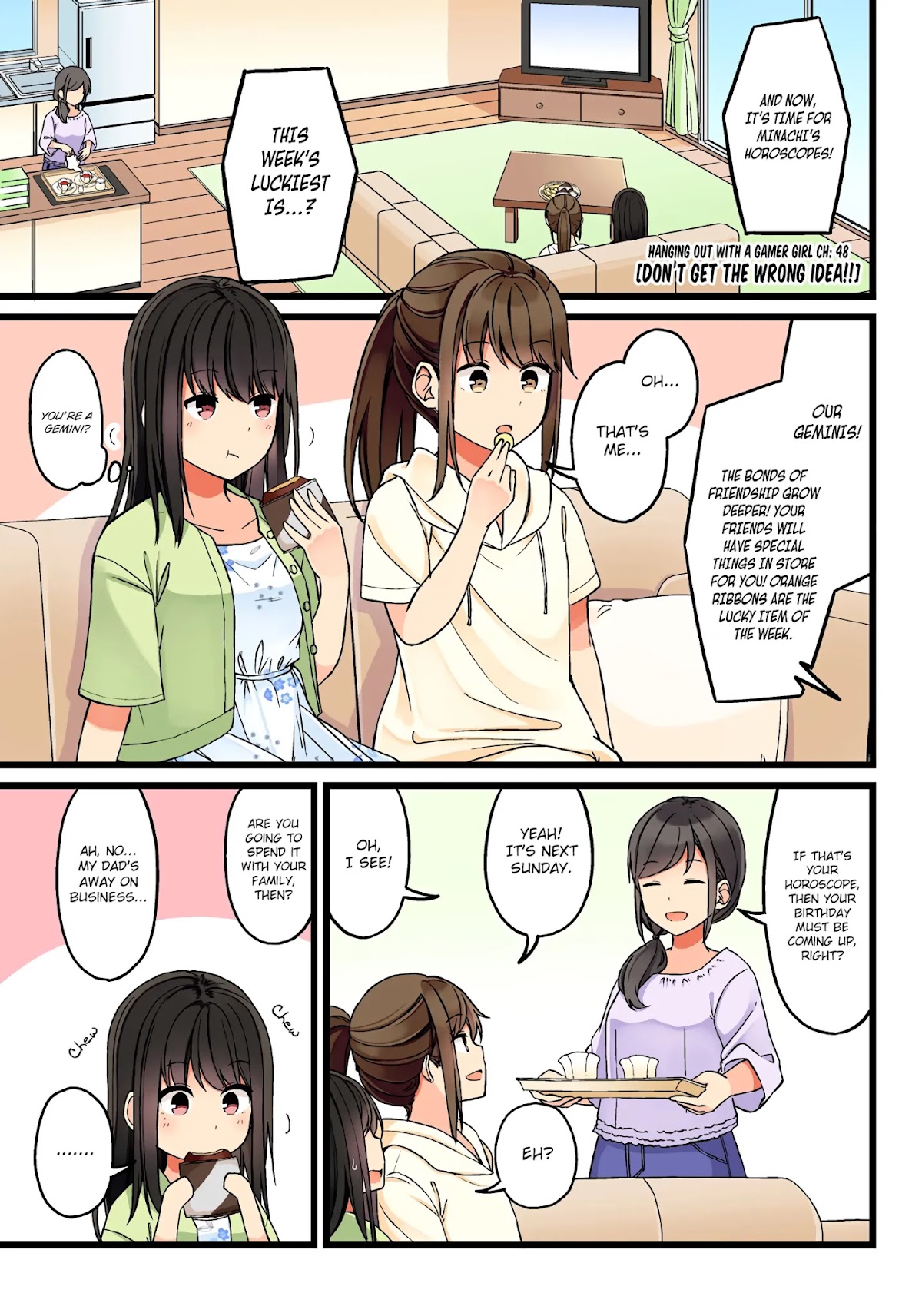 Hanging Out With a Gamer Girl Chapter 48 page 1 - Chapter 48: Don't Get The Wrong Idea!!