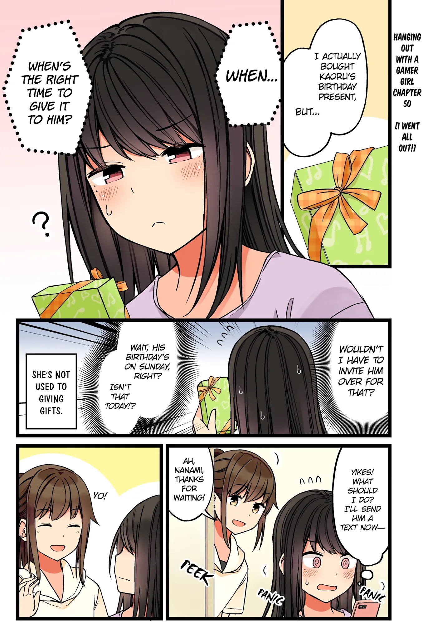 Hanging Out With a Gamer Girl Chapter 50 page 1 - Chapter 50: I Went All Out!