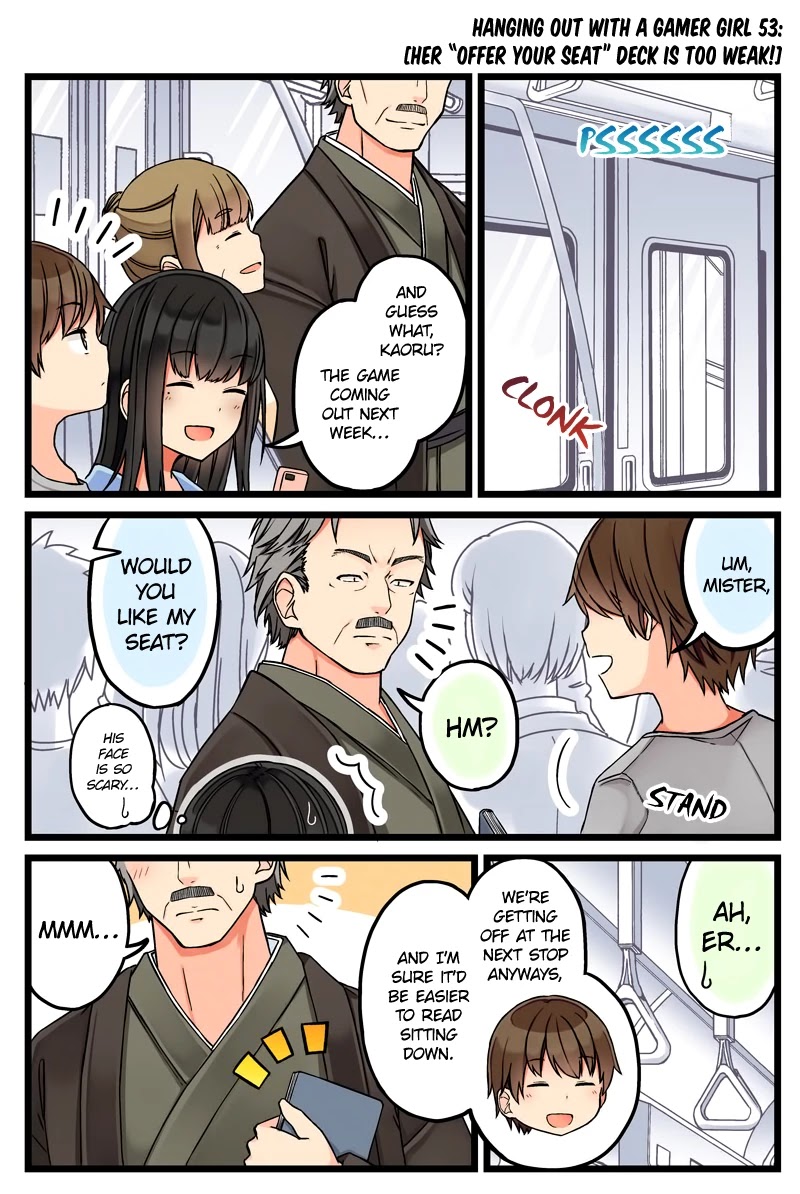 Hanging Out With a Gamer Girl Chapter 53 page 1 - Chapter 53: Her "Offer Your Seat" Deck Is Too Weak!