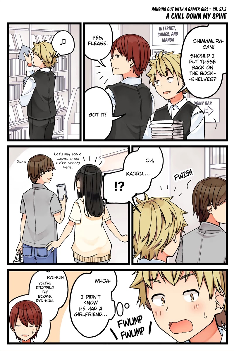 Hanging Out With a Gamer Girl Chapter 57.5 page 1 - Chapter 57.5: A Chill Down My Spine