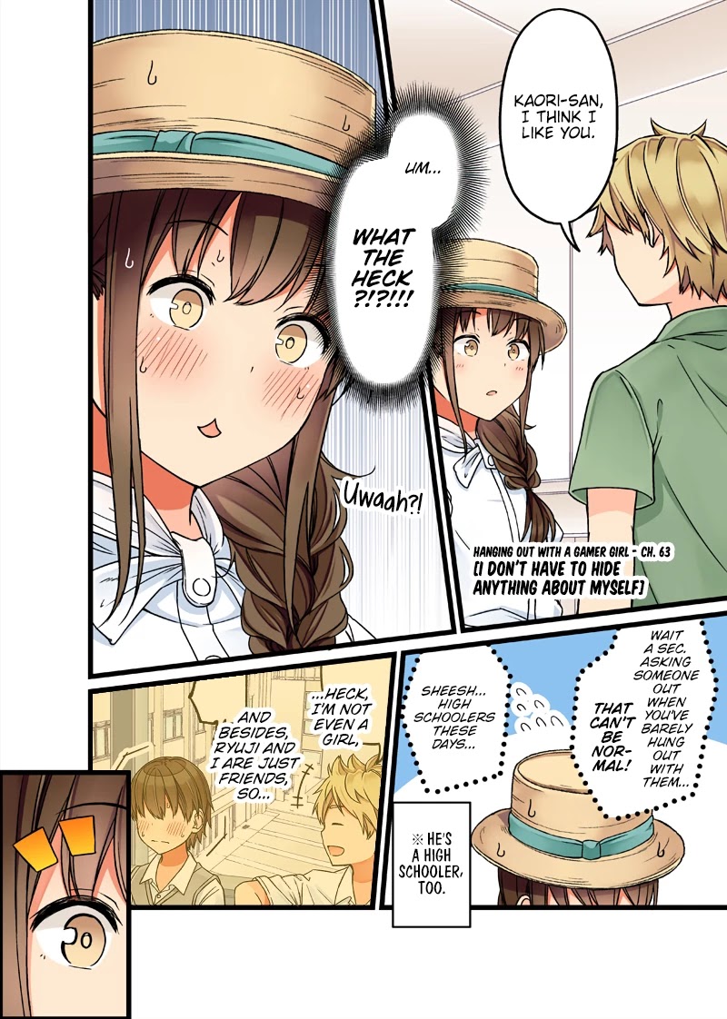 Hanging Out With a Gamer Girl Chapter 63 page 1 - Chapter 63: I Don't Have To Hide Anything About Myself