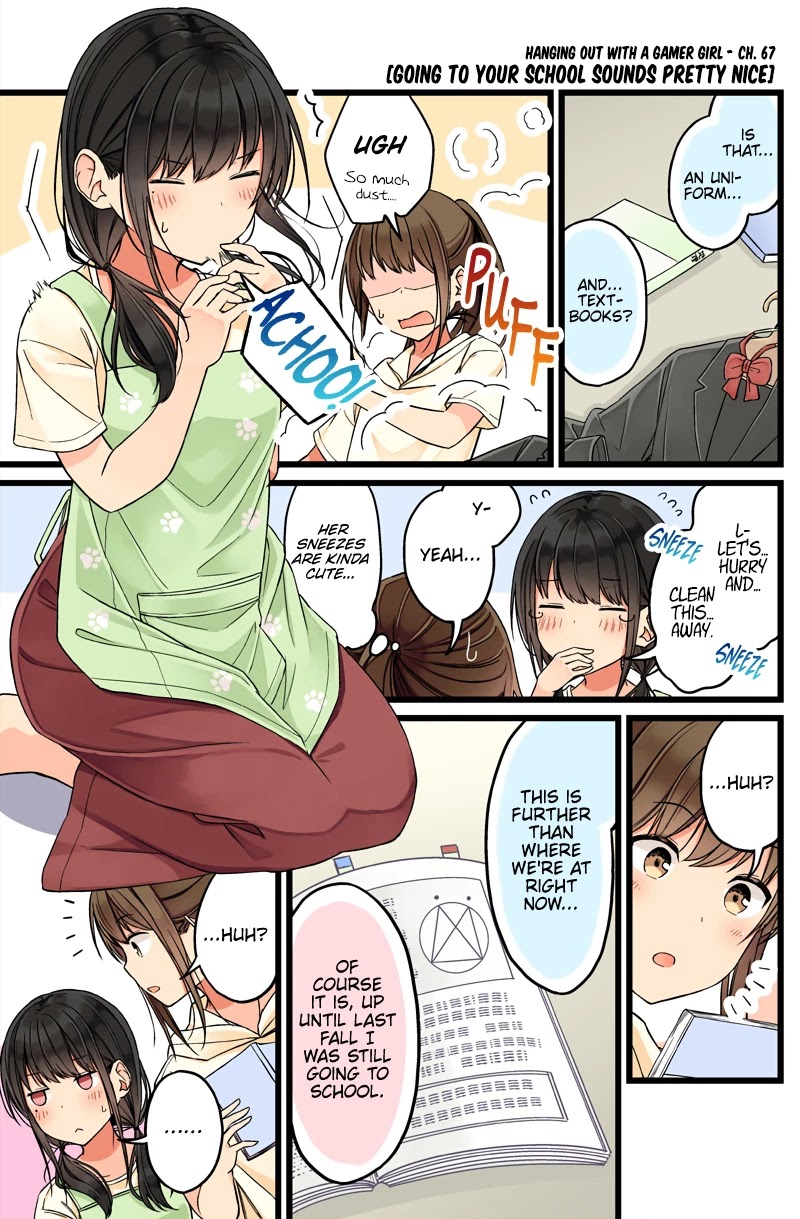Hanging Out With a Gamer Girl Chapter 67 page 1 - Chapter 67: Going to Your School Sounds Pretty Nice