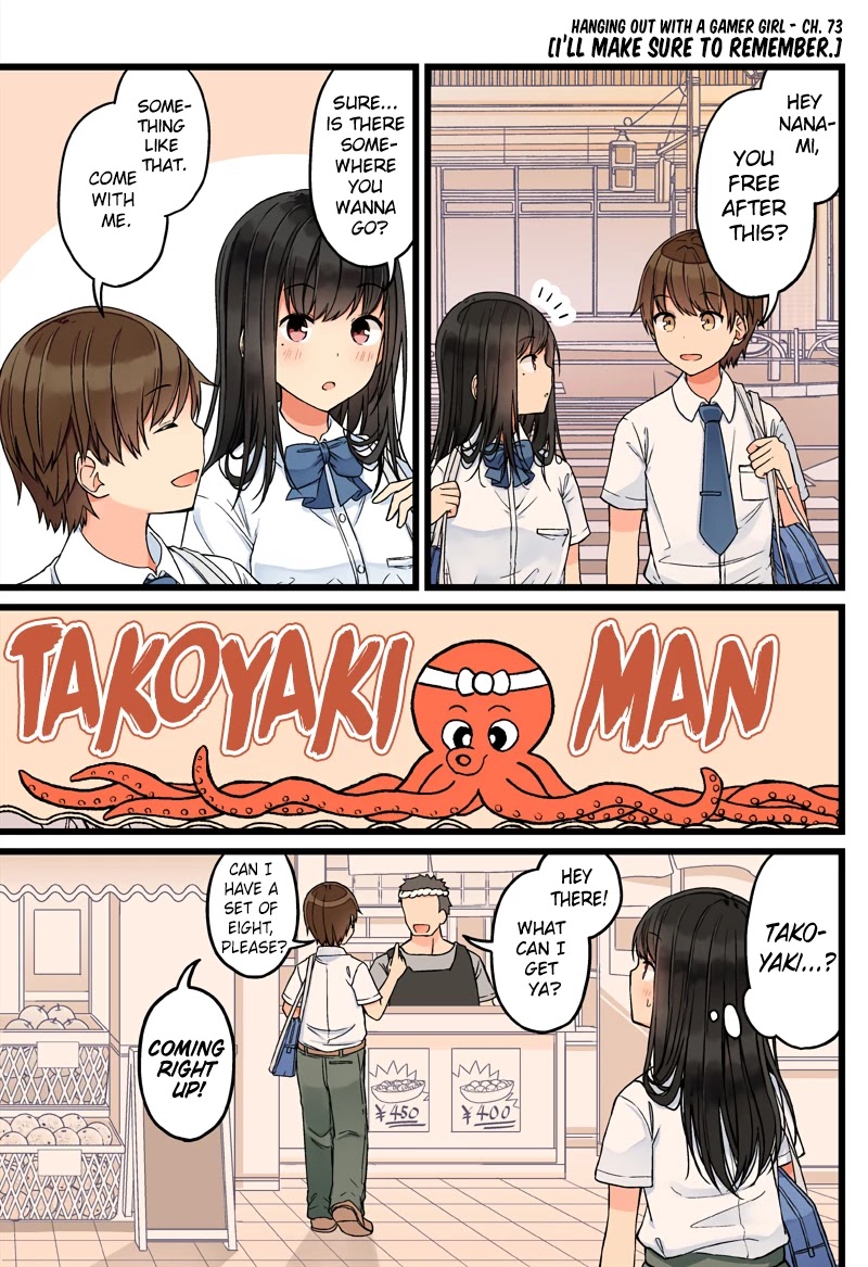 Hanging Out With a Gamer Girl Chapter 73 page 1 - Chapter 73: I'll Make Sure To Remember
