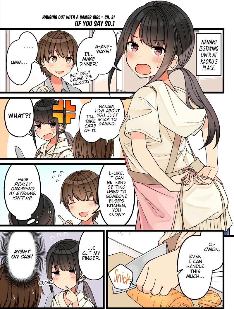 Hanging Out With a Gamer Girl Chapter 81 page 1 - Chapter 81: If You Say So.