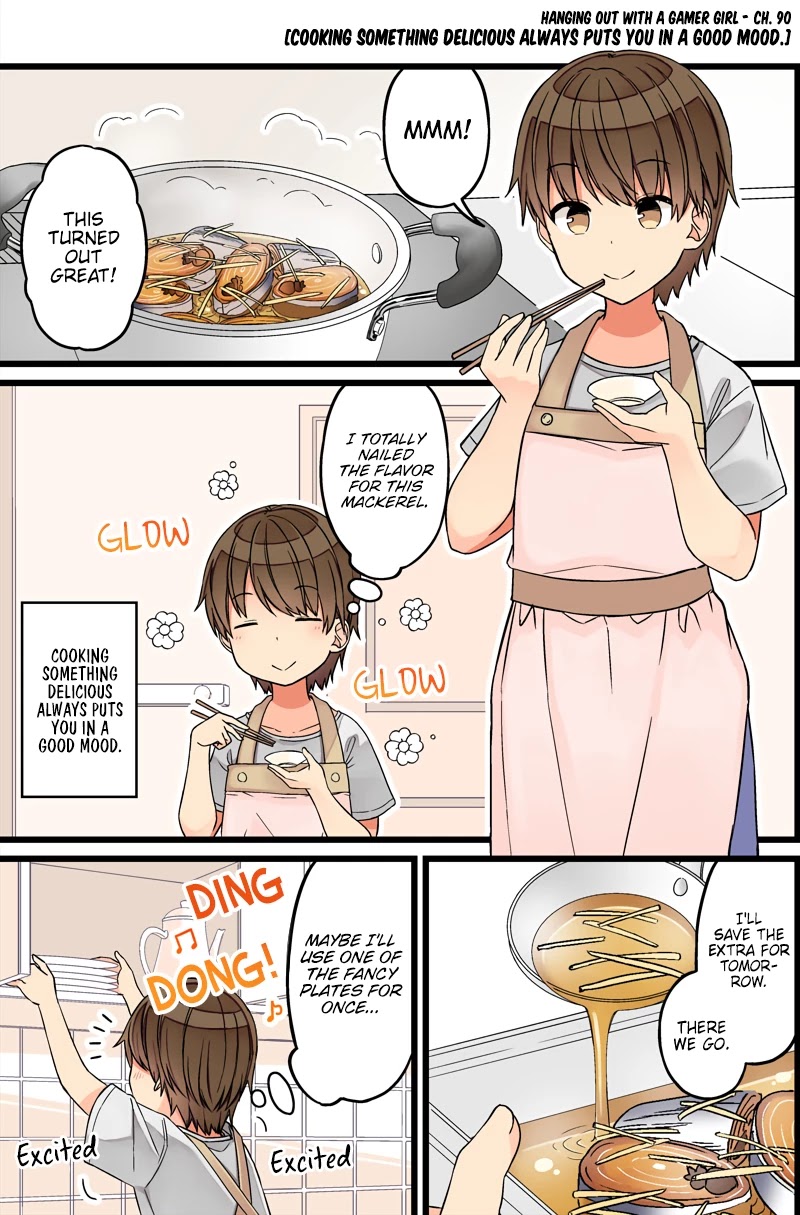 Hanging Out With a Gamer Girl Chapter 90 page 1 - Chapter 90: Cooking Something Delicious Always Puts You In A Good Mood