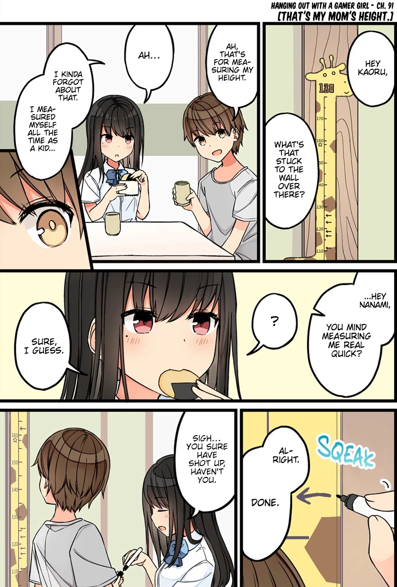 Hanging Out With a Gamer Girl Chapter 91 page 1 - Chapter 91: That's My Mom's Height