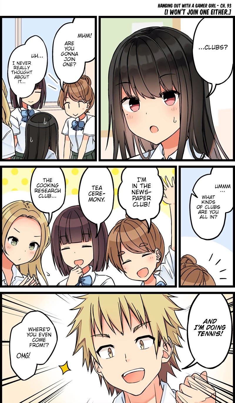 Hanging Out With a Gamer Girl Chapter 93 page 1 - Chapter 93: I Won't Join One Either