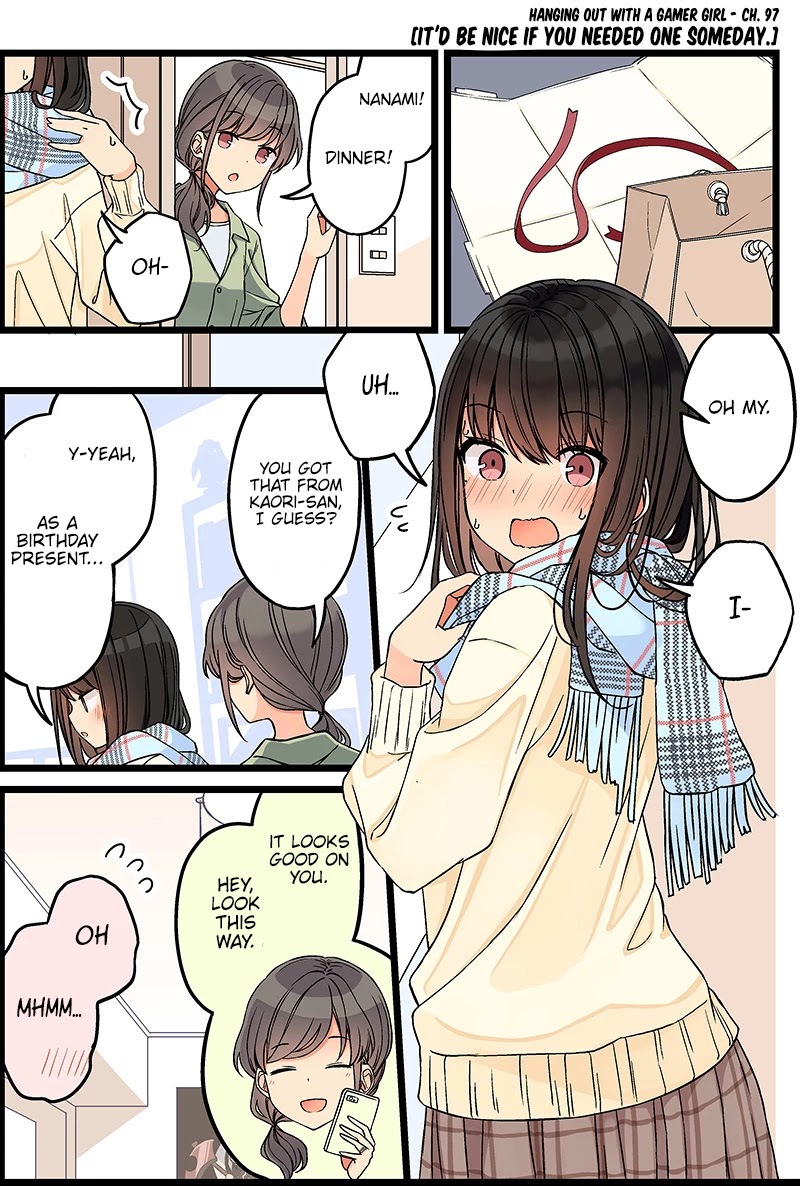 Hanging Out With a Gamer Girl Chapter 97 page 1 - Chapter 97: It'd Be Nice If You Needed One Someday.